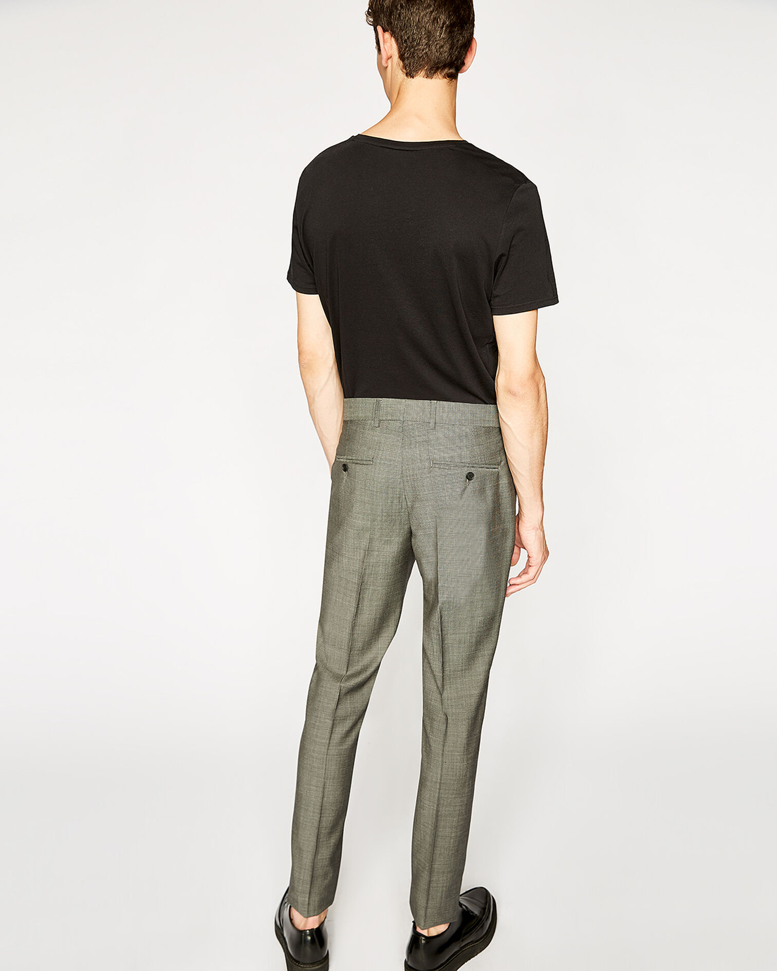 Pantalon de costume homme gris, GREY BLACK, hi-res image number null