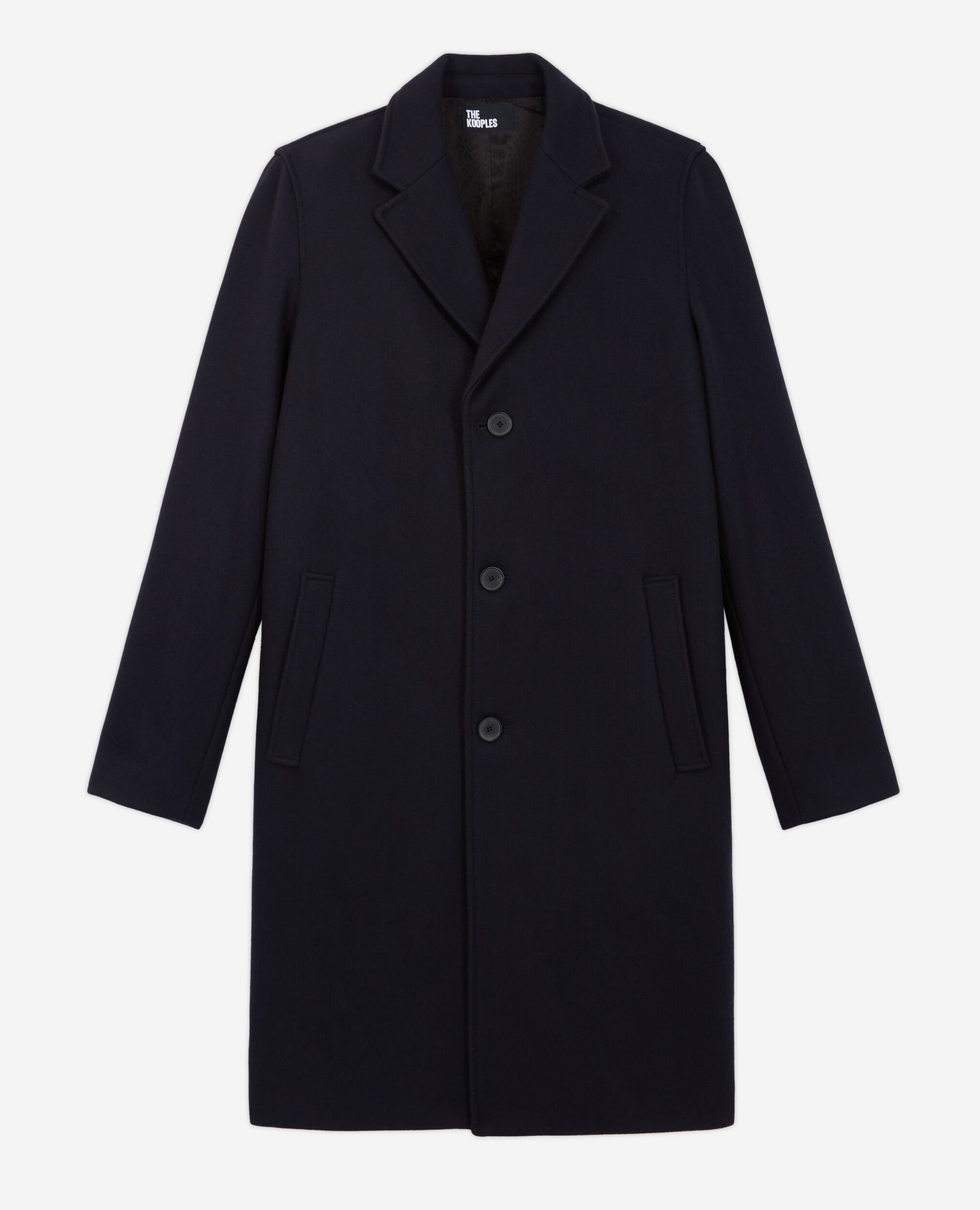 Navy blue shop mens wool coat
