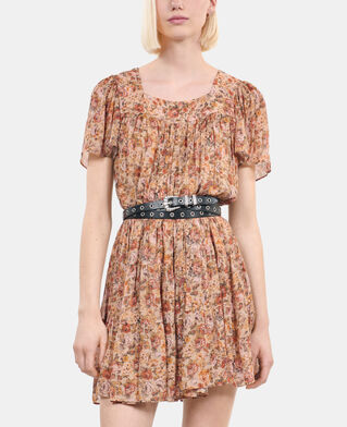 The Kooples DAMEN BLACK schwarzer double tour-g&uuml;rtel aus leder