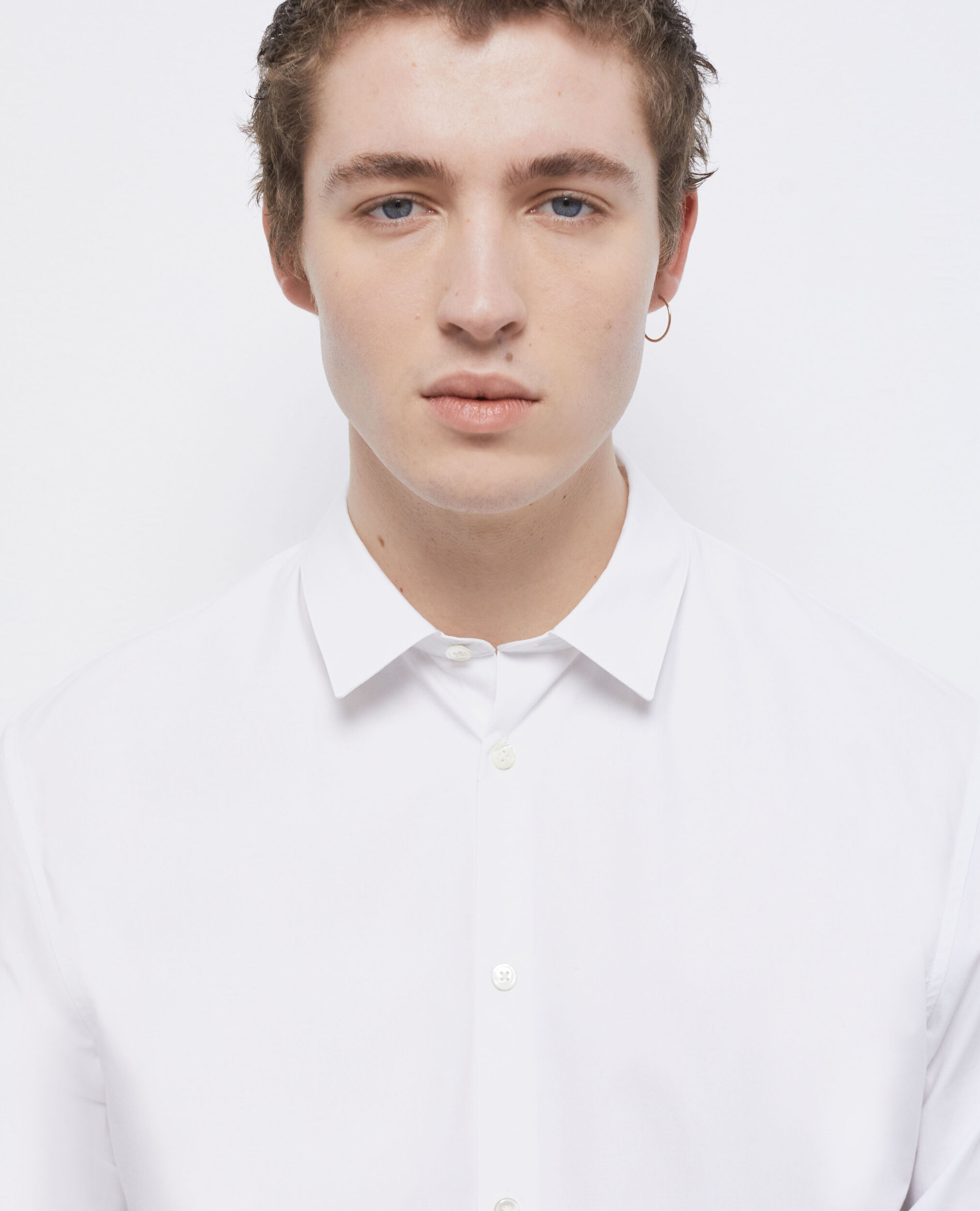 Camisa formal blanca, WHITE, hi-res image number null