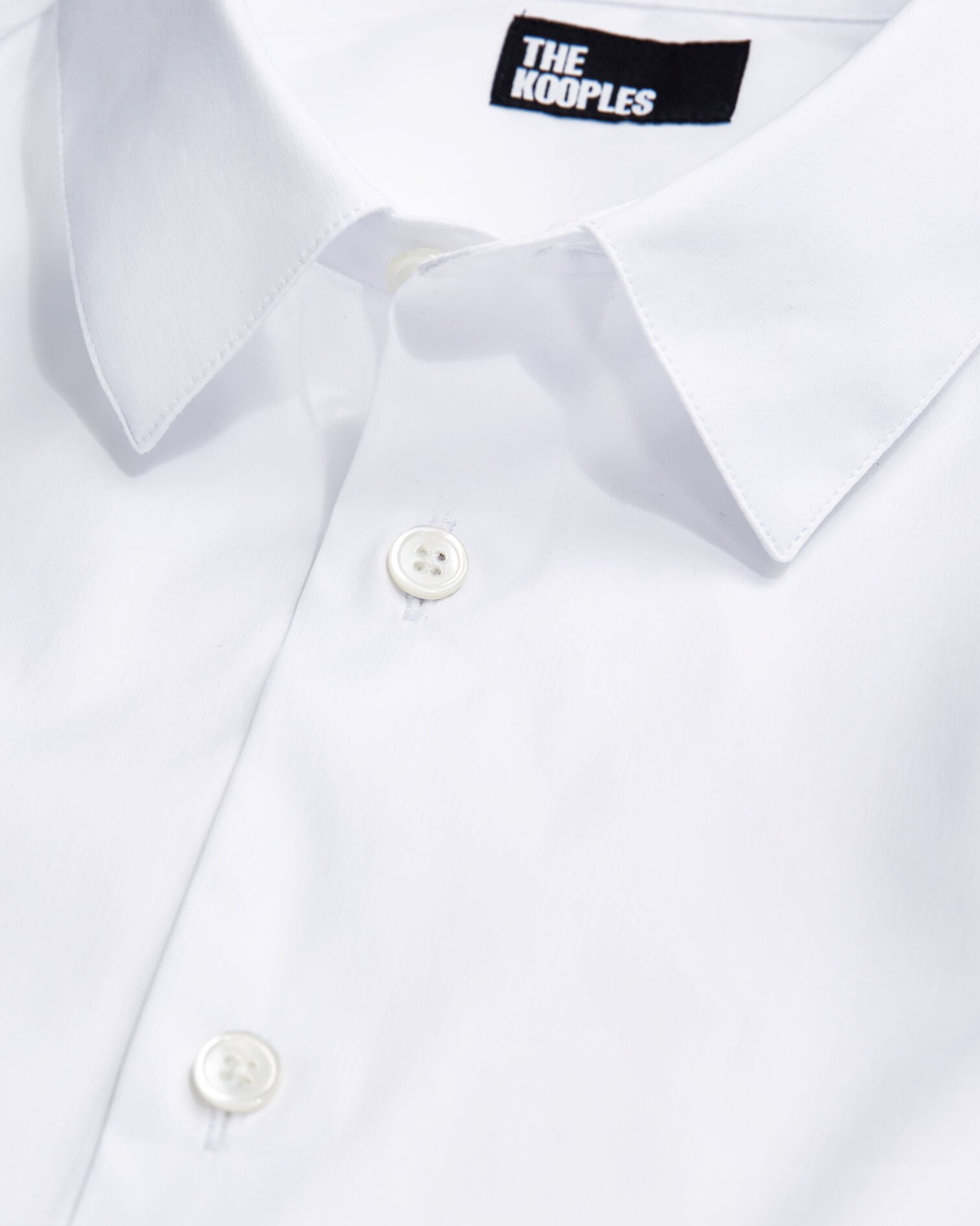 Formal white poplin shirt, WHITE, hi-res image number null