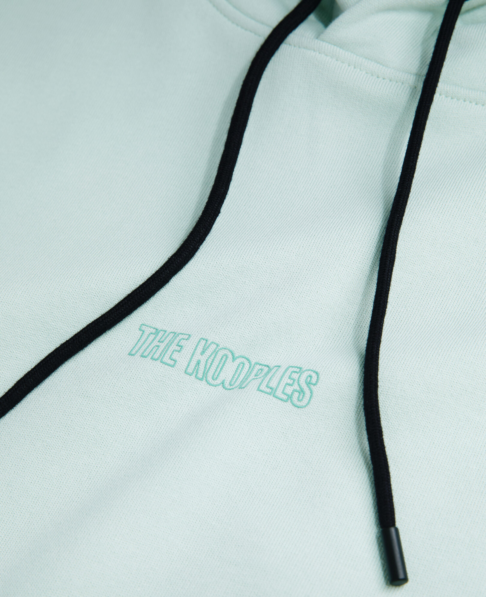 The Kooples MEN OCEAN men's green hoodie with logo