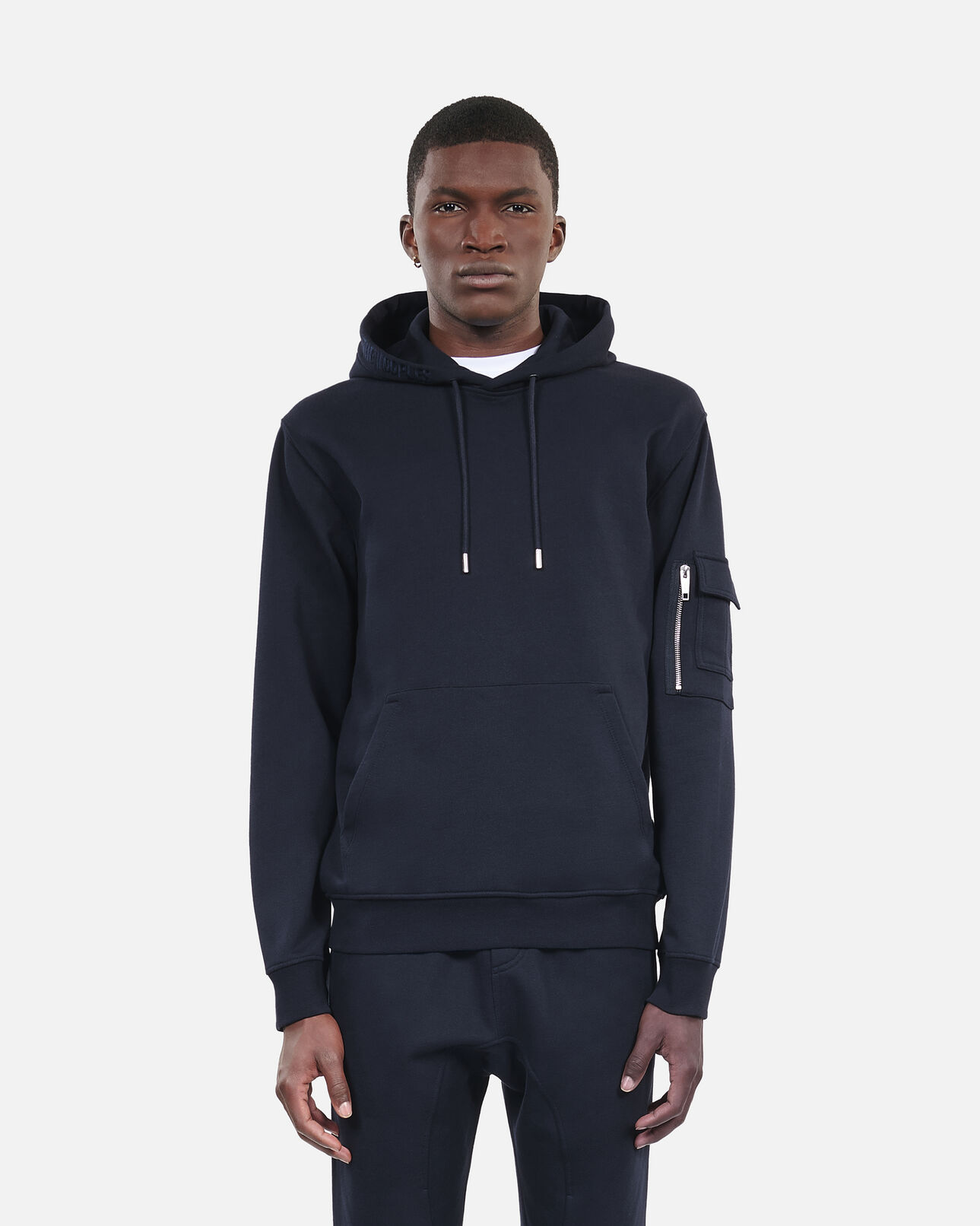The Kooples MEN NAVY navy blue hoodie