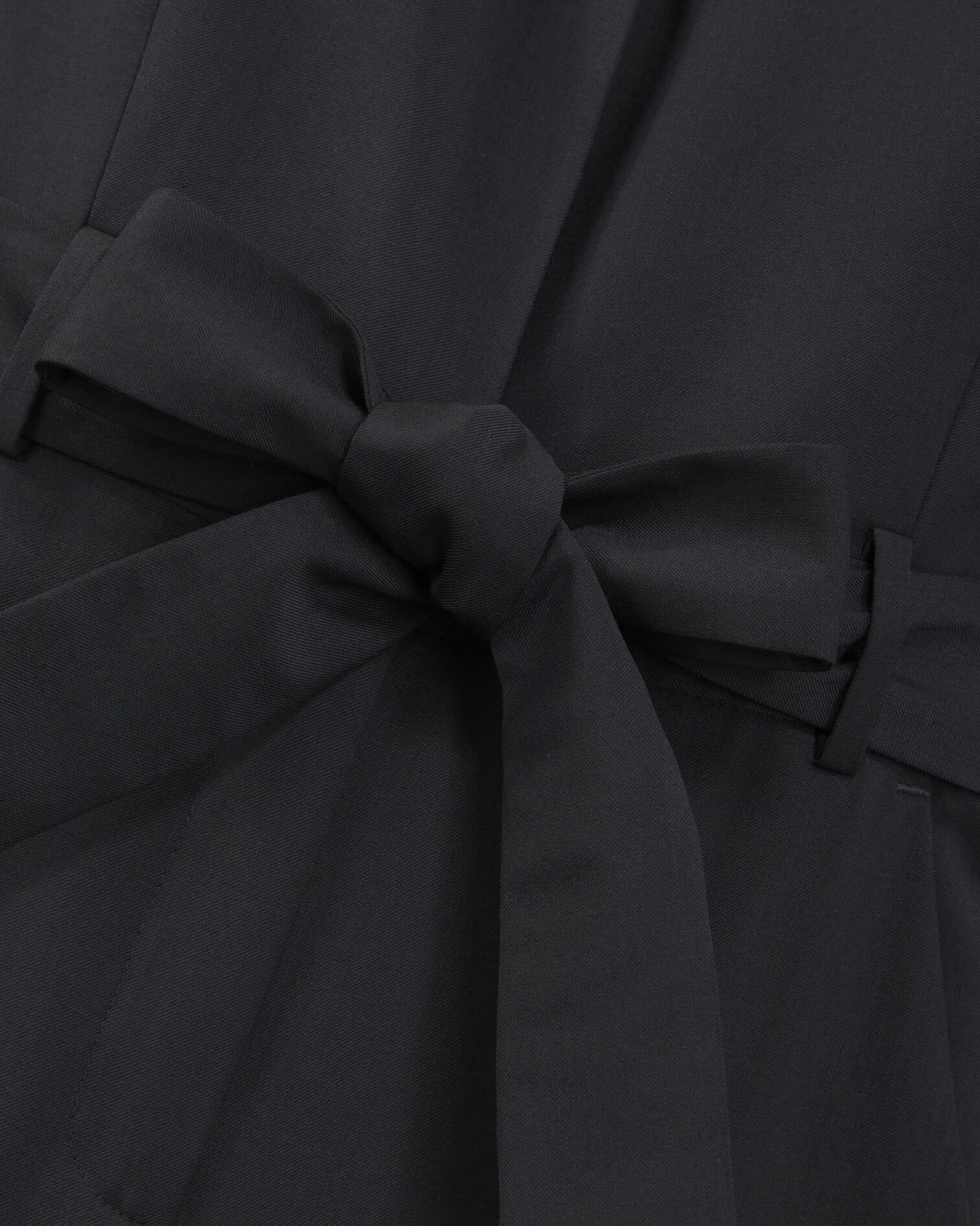 Combinaison noire laine coupe tailleur, BLACK, hi-res image number null