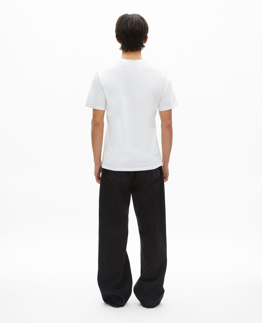 The Kooples HOMME WHITE t-shirt avec flocage cœur blanc