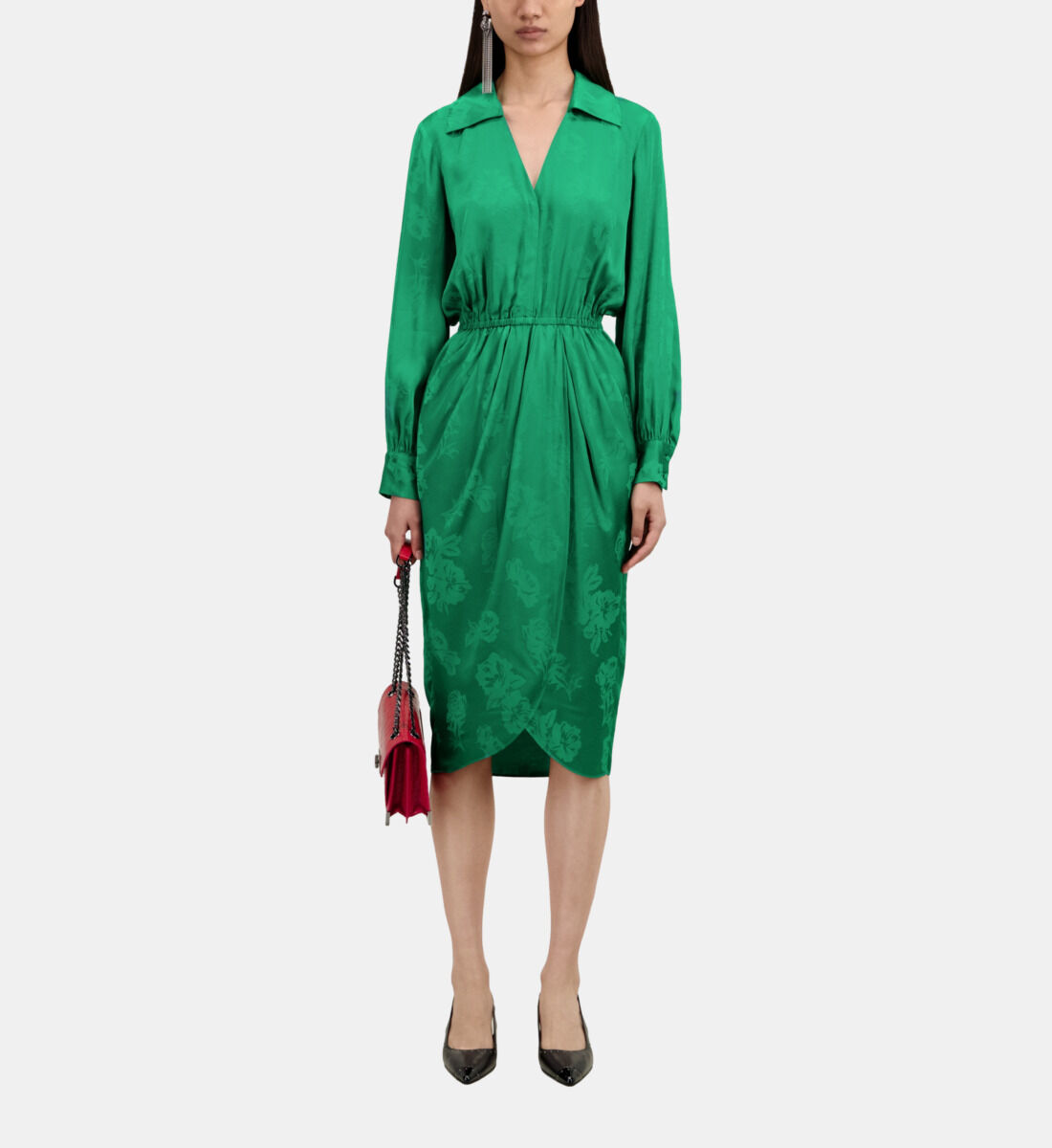 Mid calf deals sheath dress