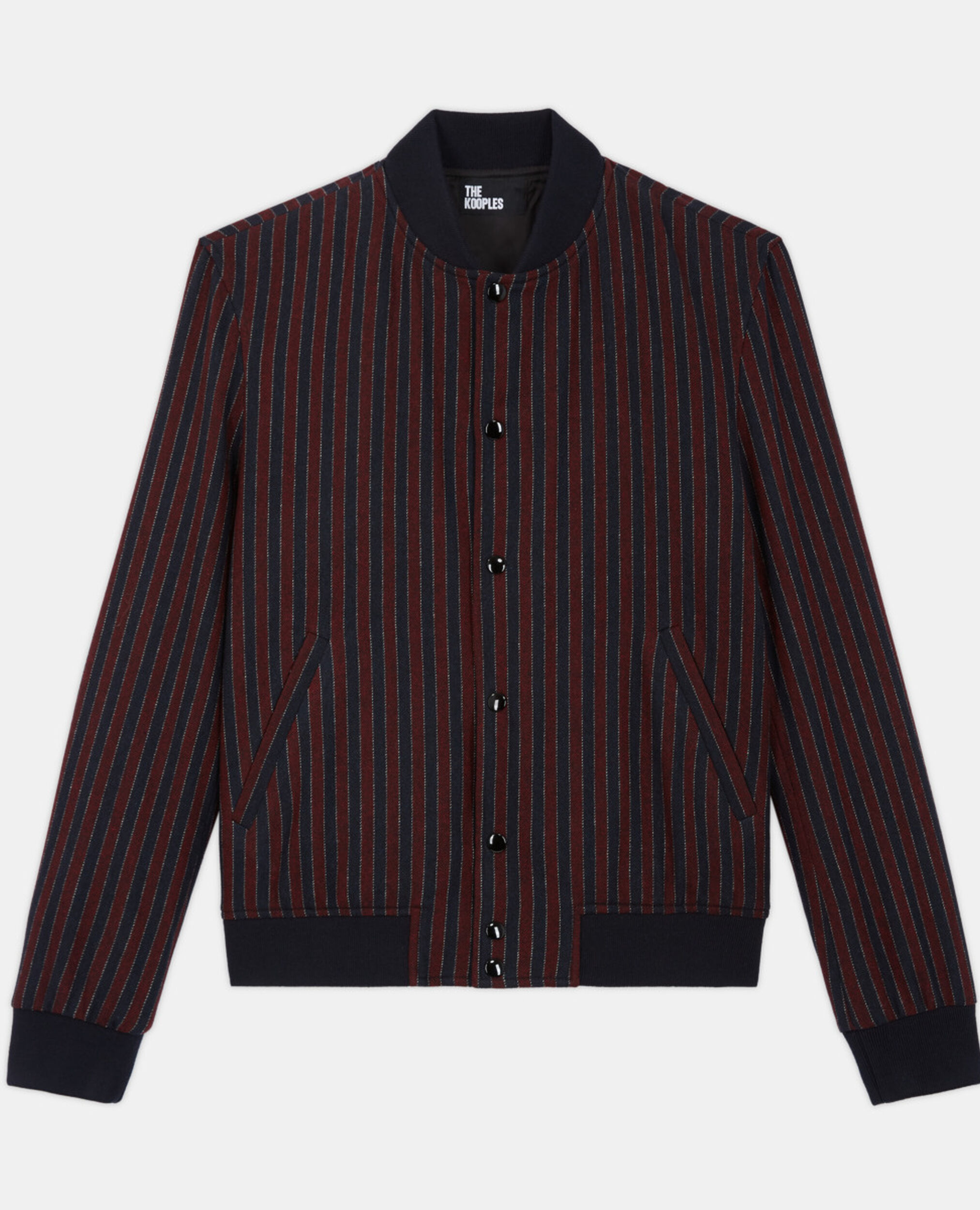 Gestreifter Blouson, BORDEAUX / NAVY, hi-res image number null