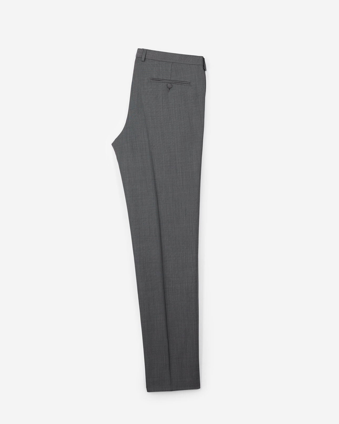 The Kooples MEN GREY wool suit trousers with micro polka dots