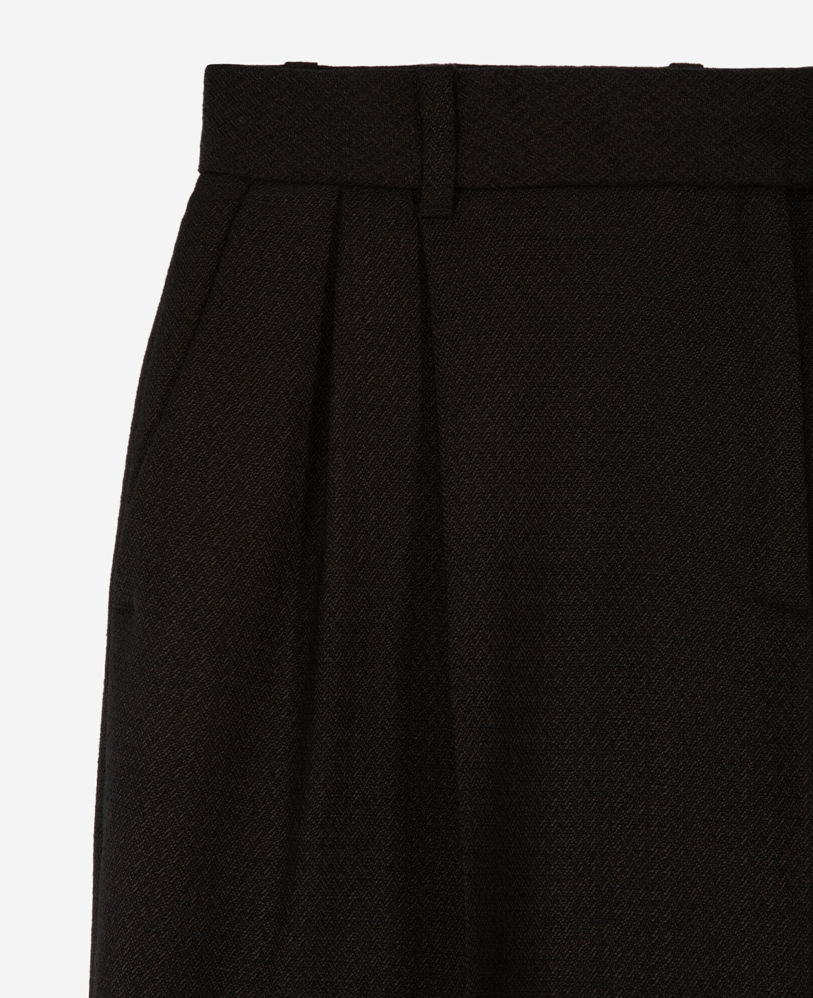 The Kooples DAMEN BLACK weite, schwarze anzughose
