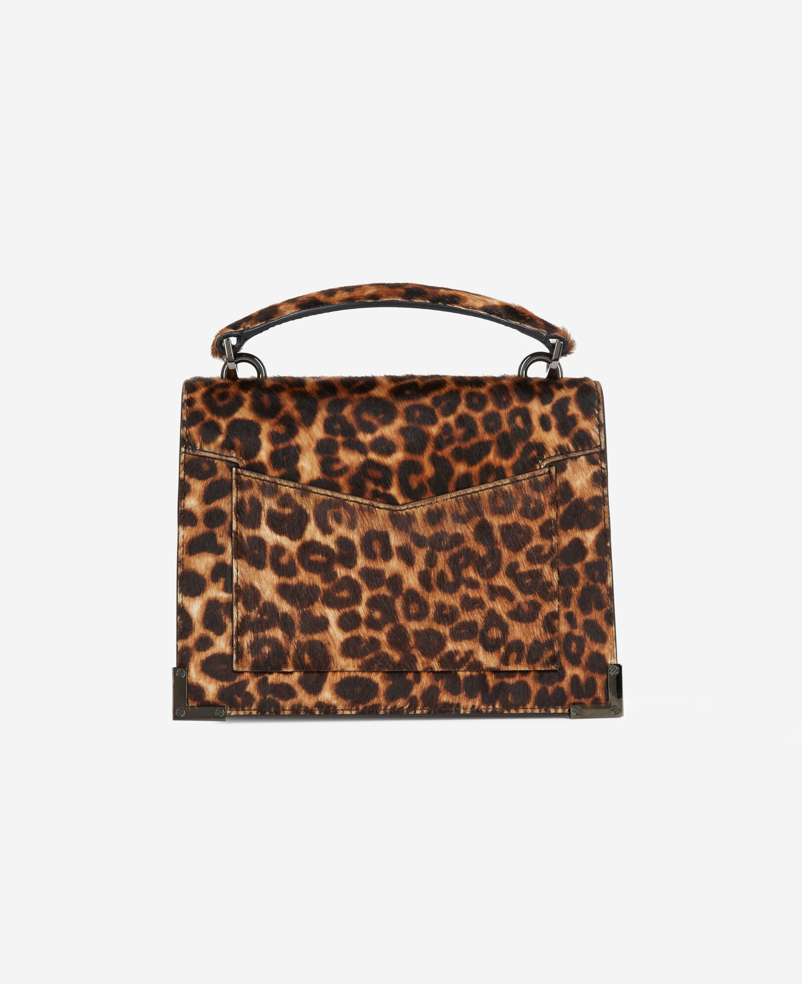 The Kooples FEMME LEOPARD sac emily small en cuir léopard