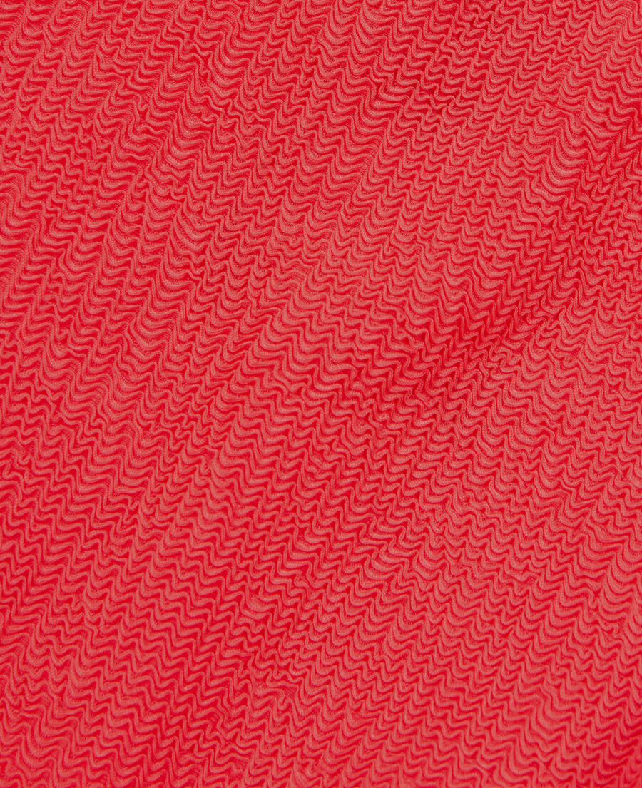 The Kooples F RED the kooples x luz one-piece strapless red swimsuit