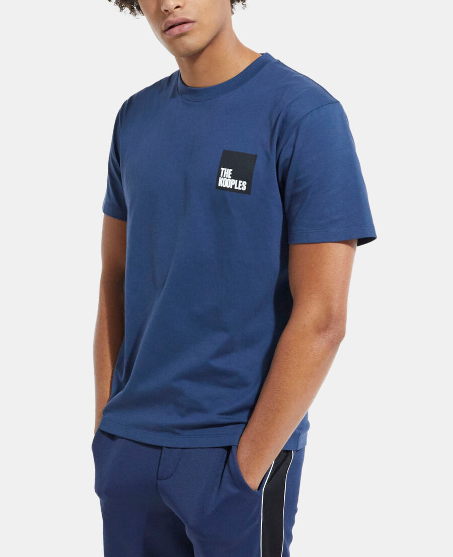 t-shirt bleu marine