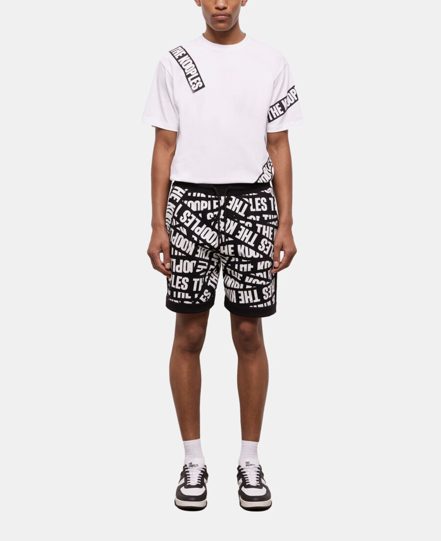 shorts with tape logo