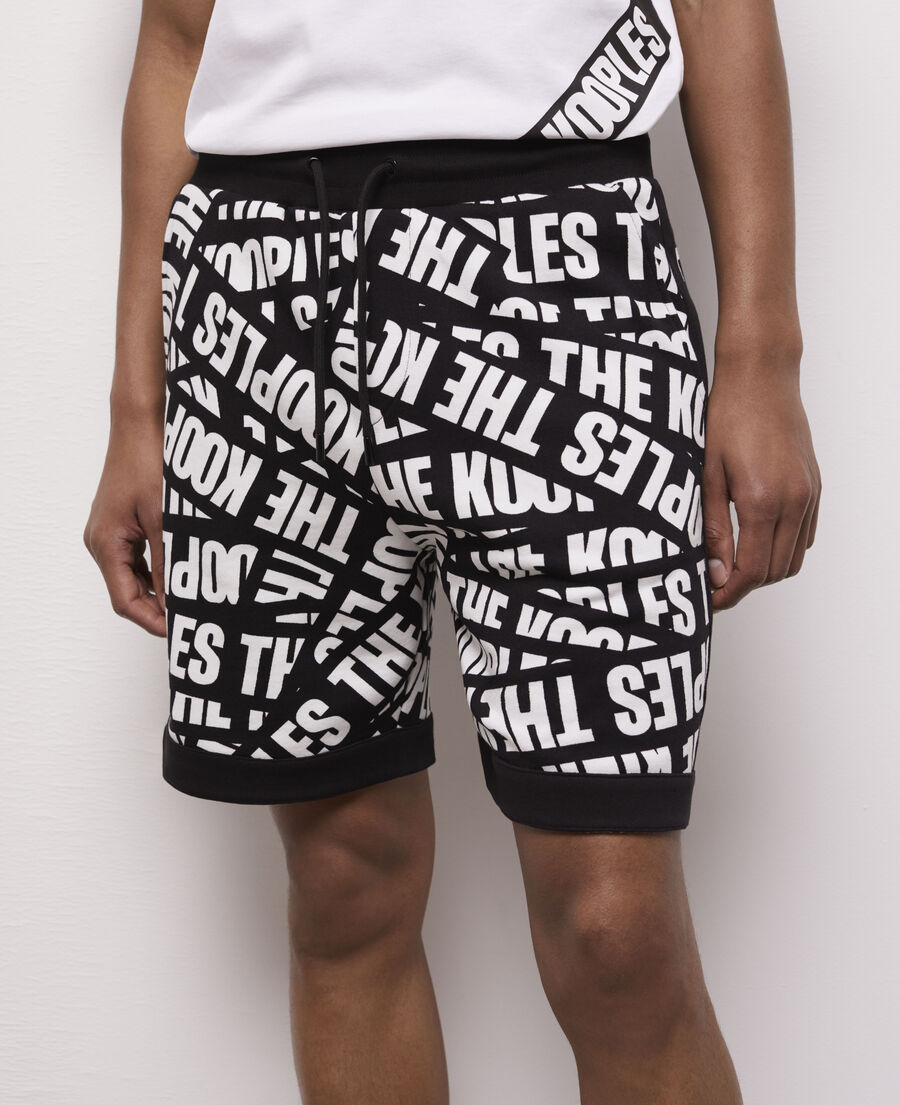 shorts with tape logo