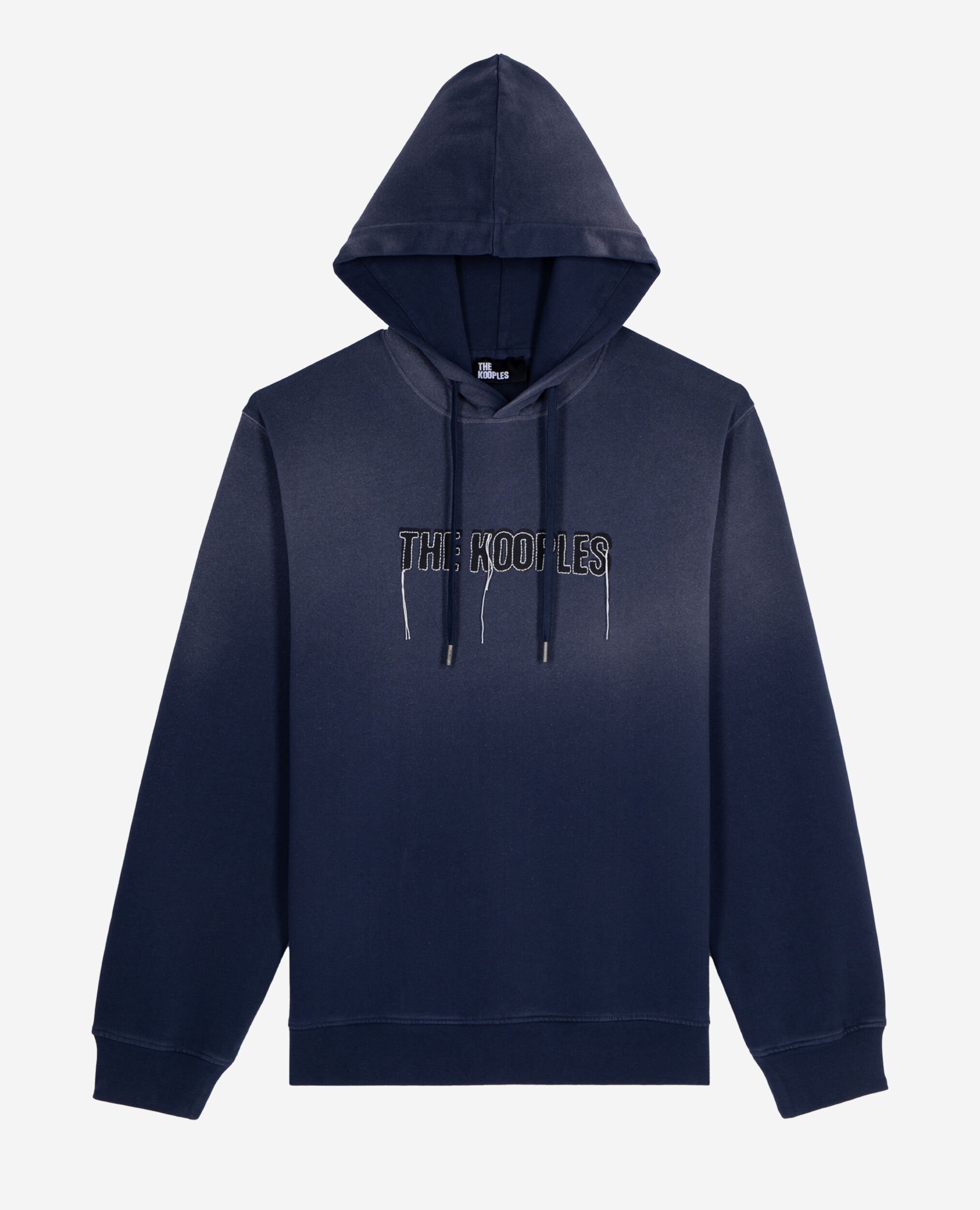 Sweatshirt mit verwaschenem Marine-Logo, DARK NAVY, hi-res image number null