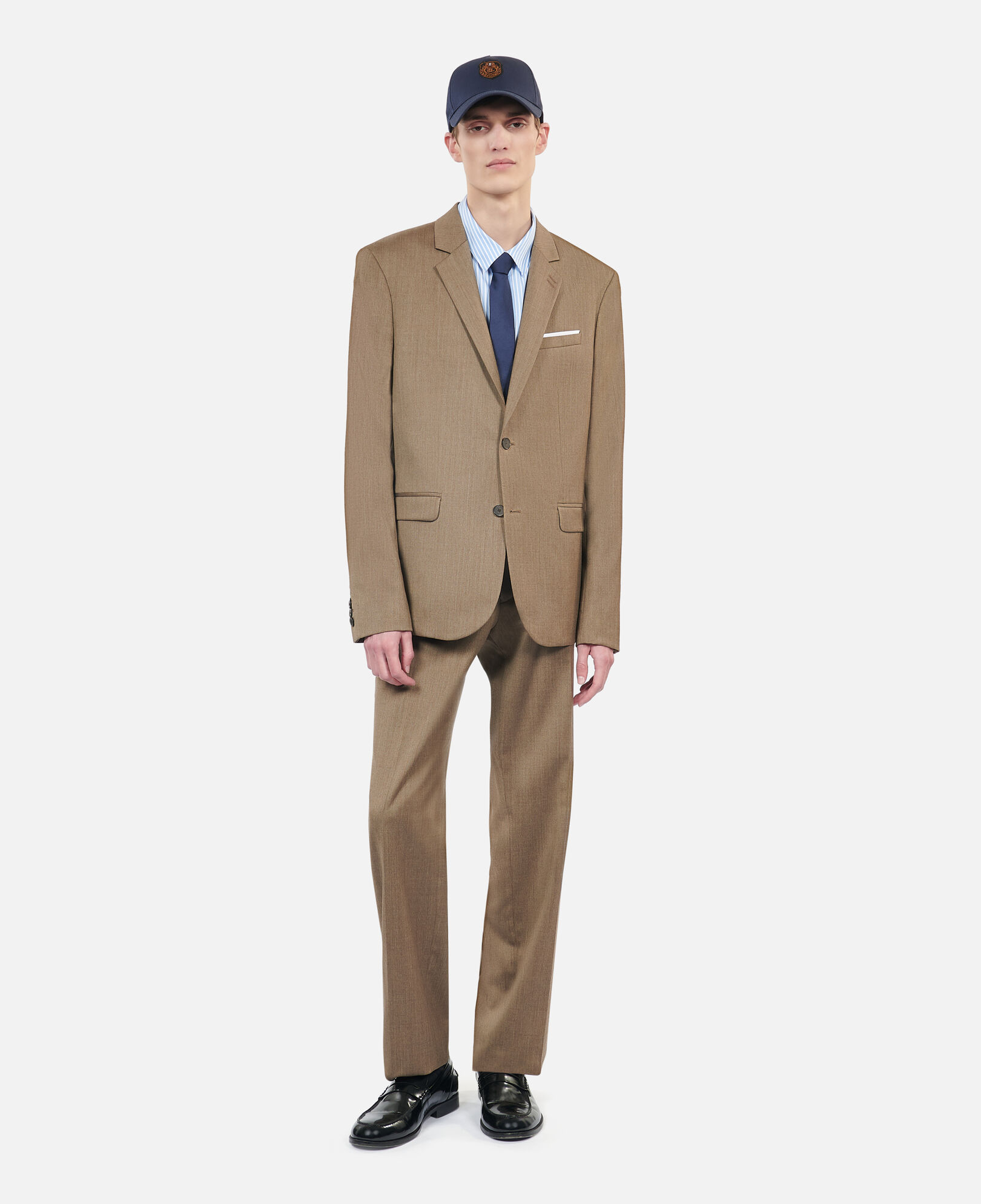 The Kooples H BROWN light brown wool suit jacket