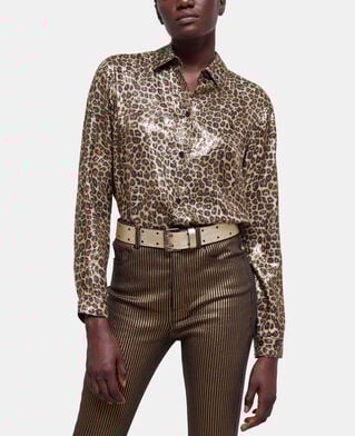 The Kooples WOMEN LEOPARD flowing leopard-print shirt