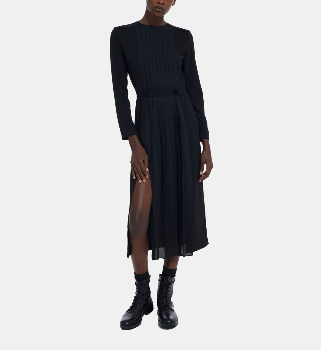 Long black dress