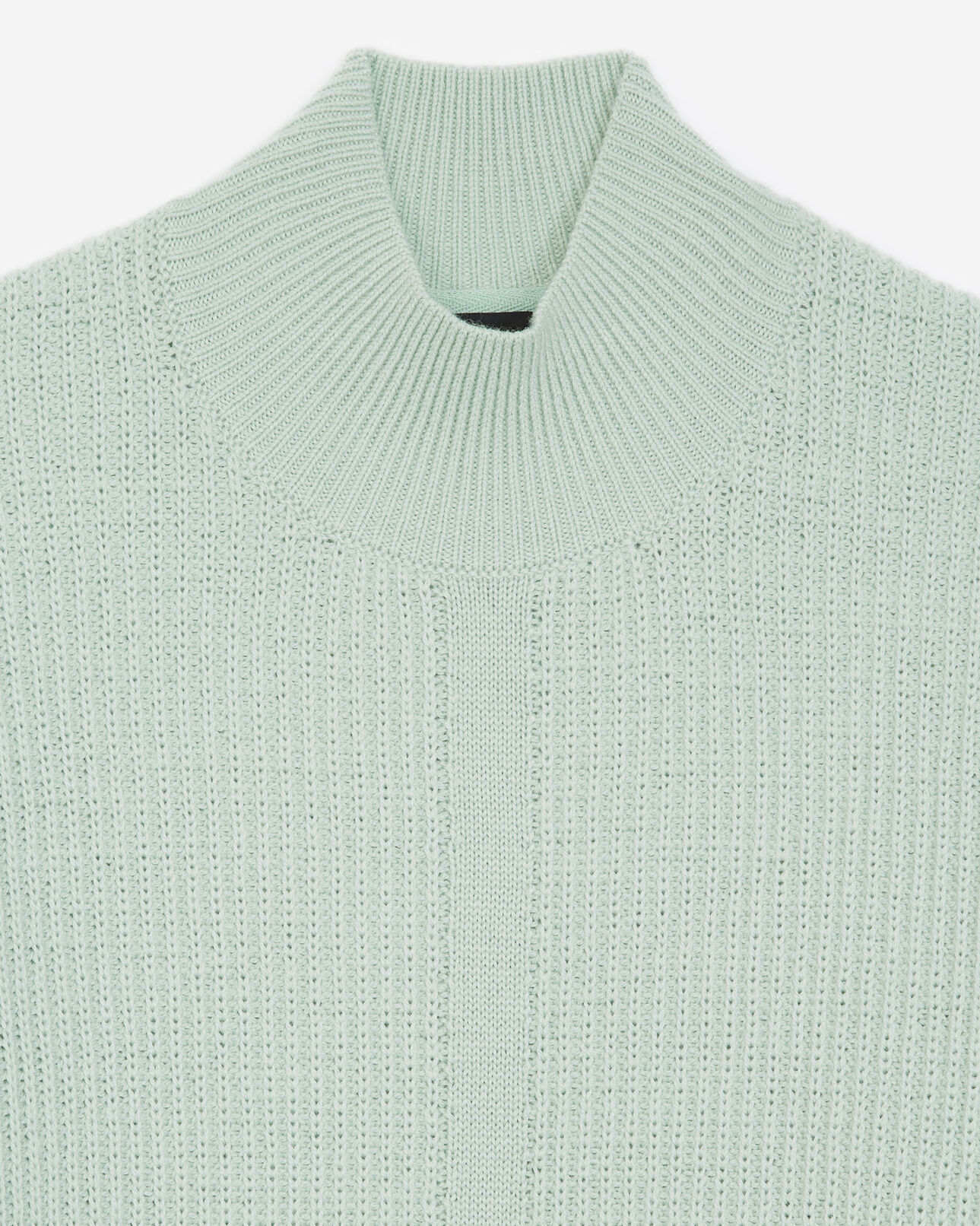 The Kooples FEMME MINT pull laine mérinos vert menthe ample