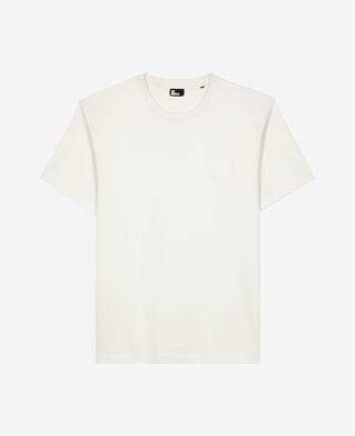 The Kooples HOMME LIGHT BEIGE t-shirt à logo beige