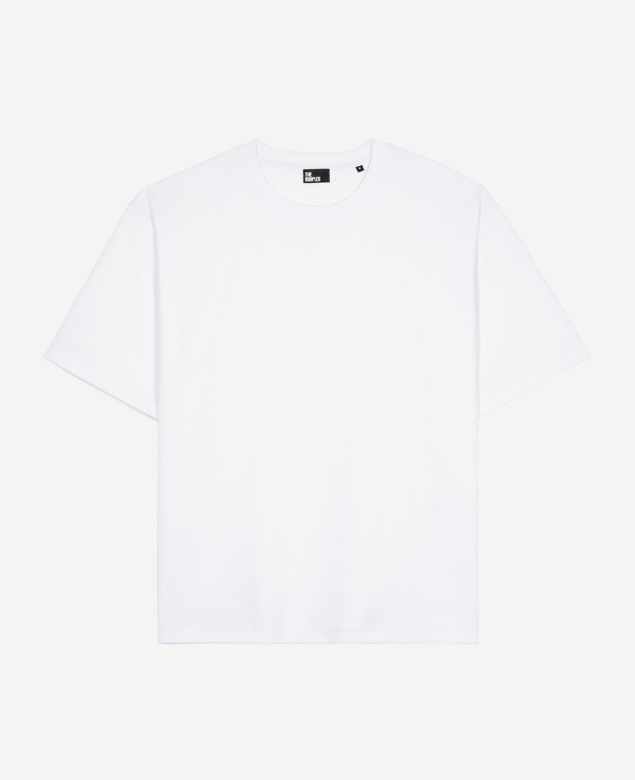 The Kooples H WHITE mixed t-shirt large plain white