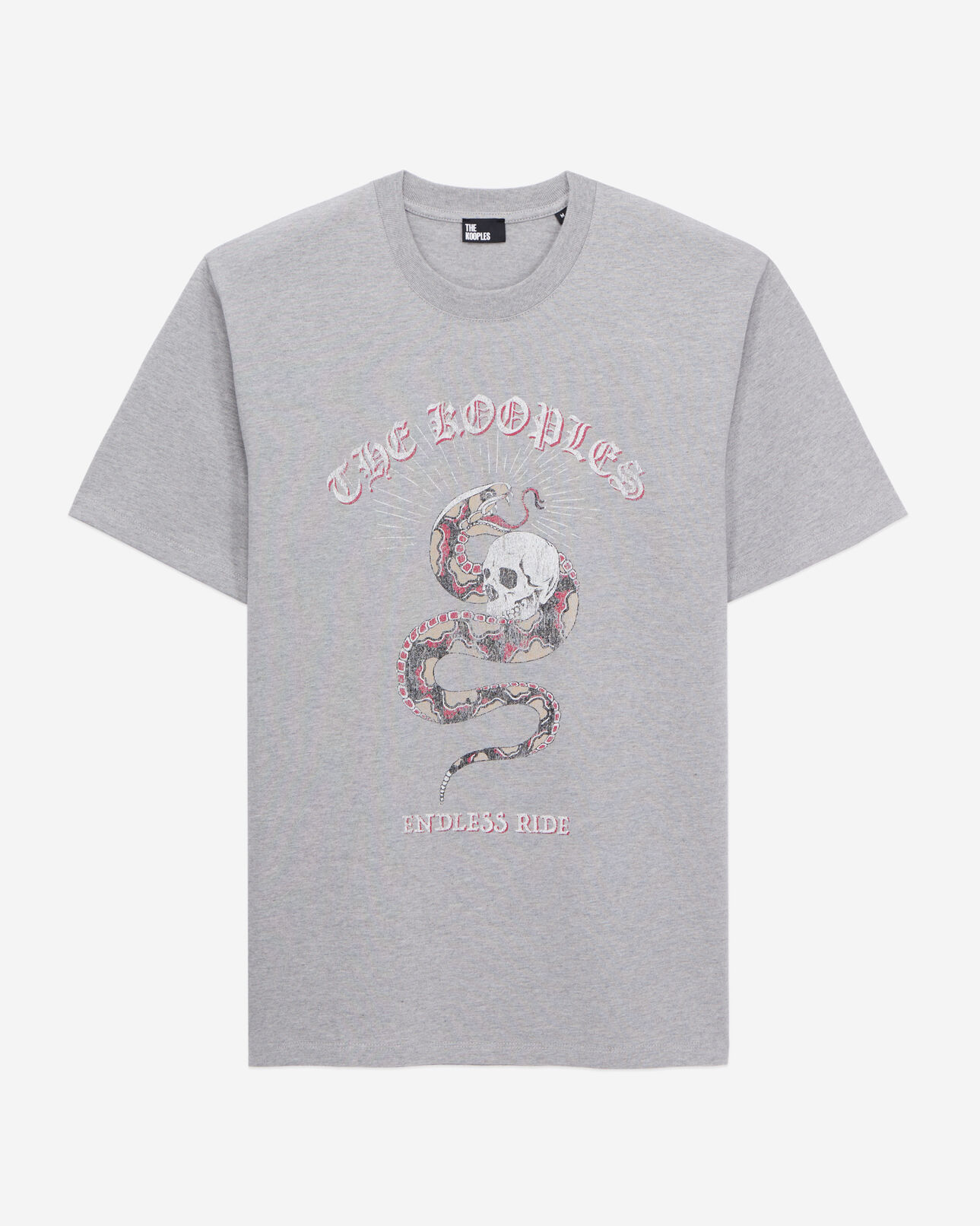 The Kooples HOMBRE LIGHT GREY CHINE camiseta hombre gris claro sneaky snake