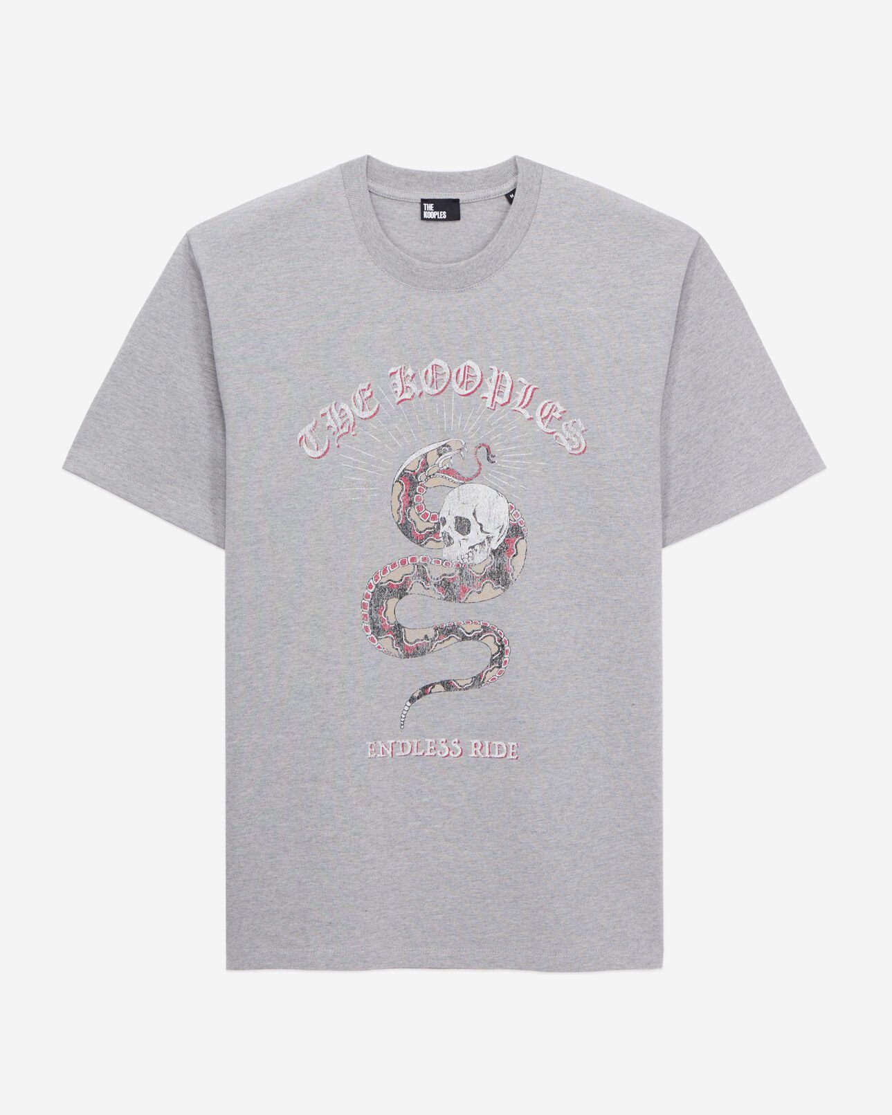 The Kooples HOMBRE LIGHT GREY CHINE camiseta hombre gris claro sneaky snake