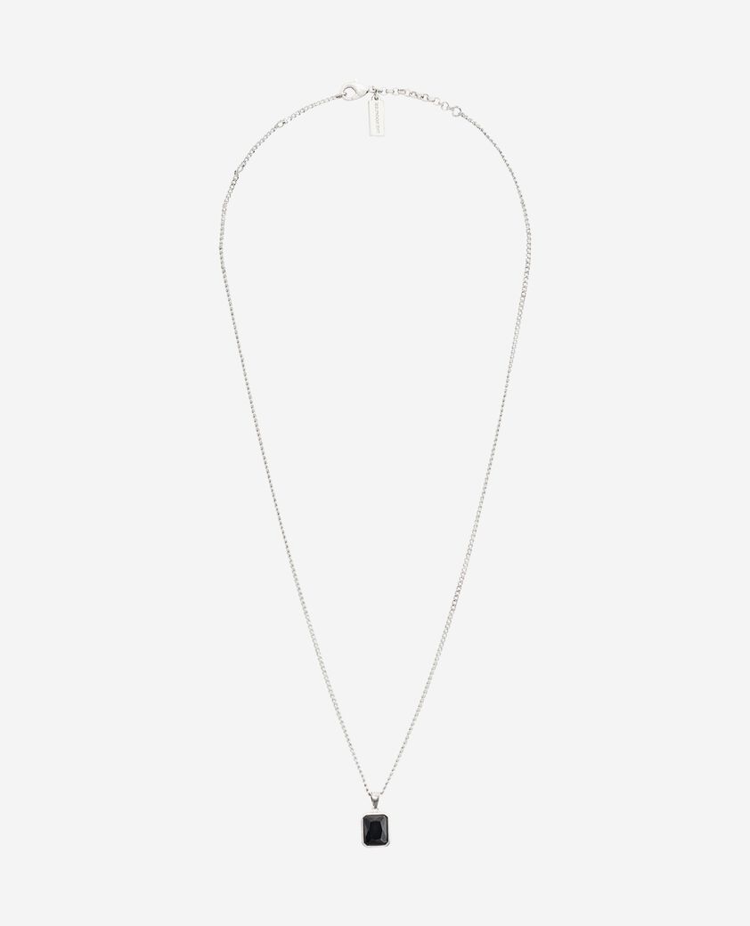 The Kooples MEN SILVER necklace with silver pendant