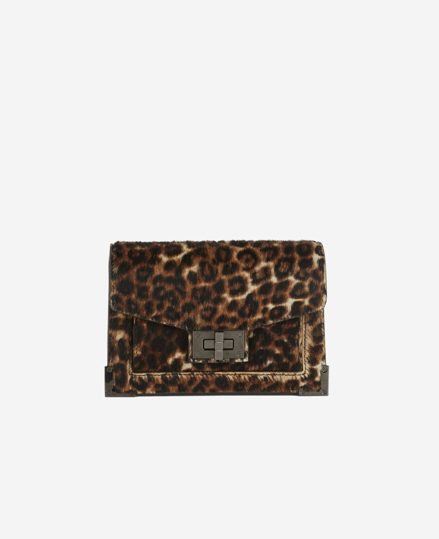 The Kooples WOMEN LEOPARD emily belt in leopard print leather