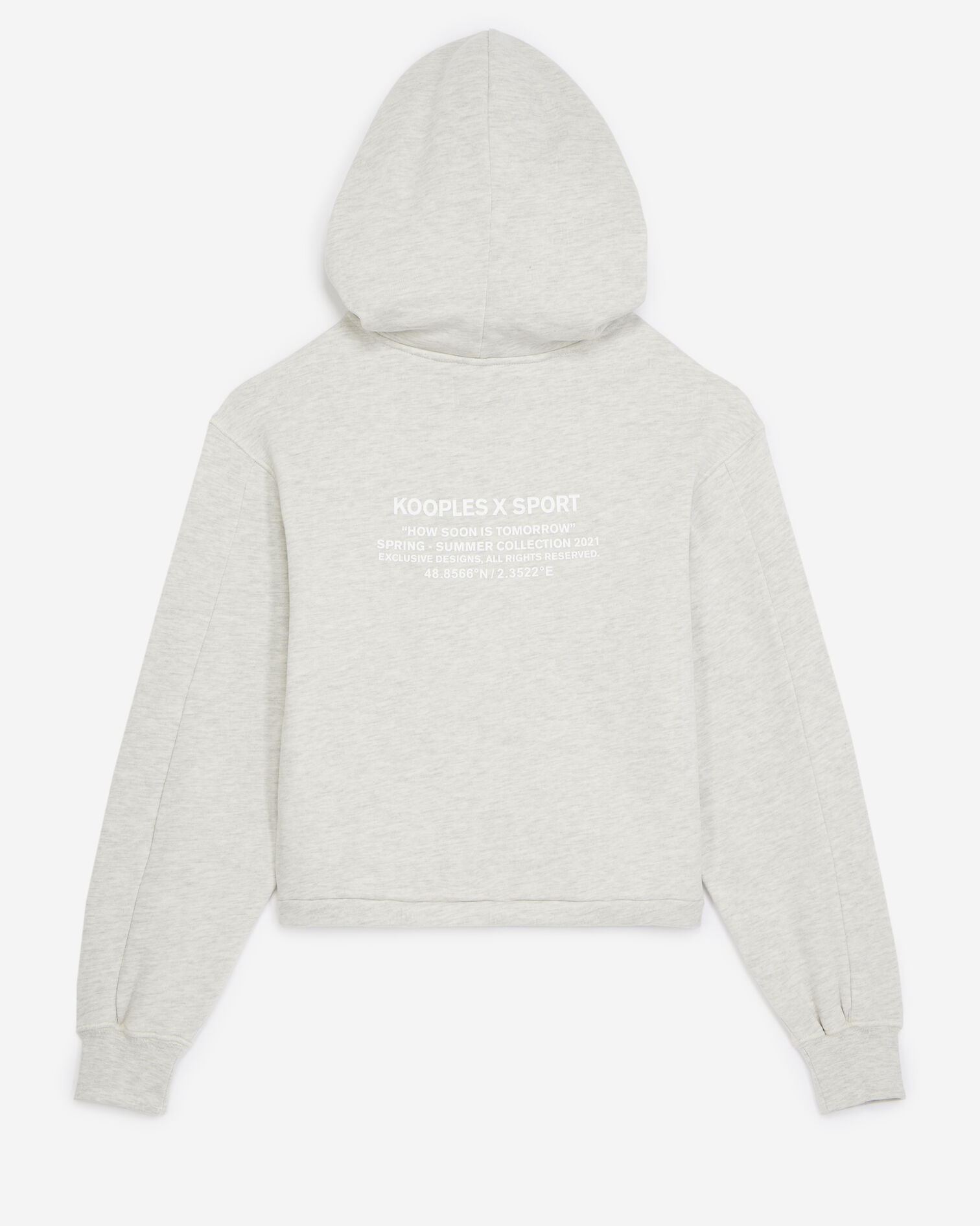 Sweatshirt grau Kapuze Kängurutasche, LIGHT GREY MELANGE, hi-res image number null