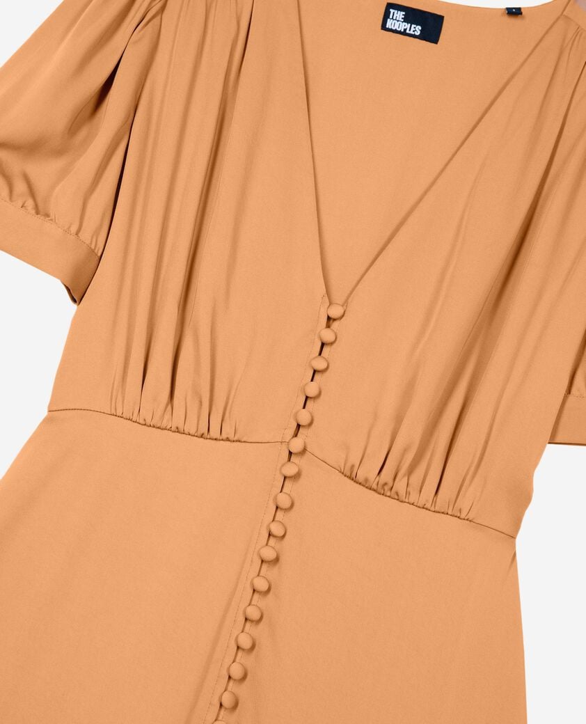 The Kooples WOMEN CAMEL light orange short dress
