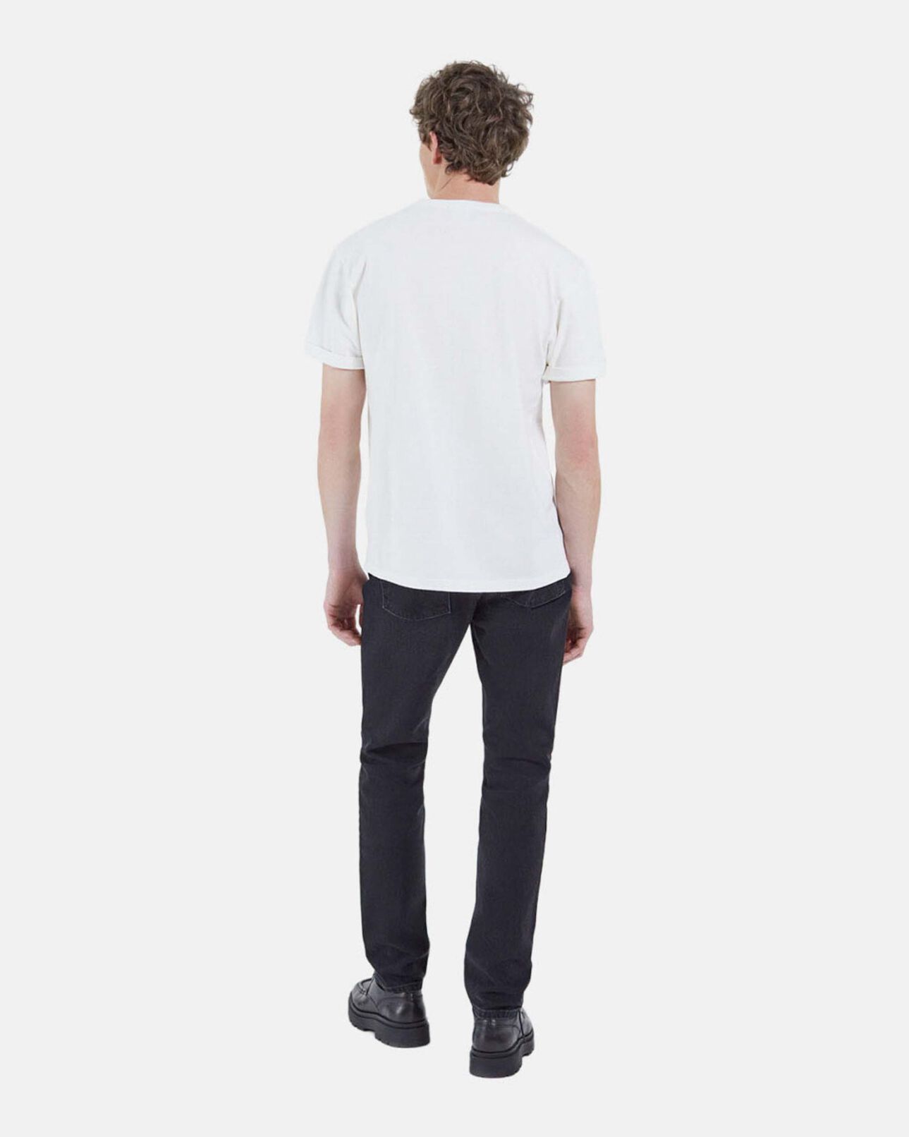 The Kooples HERREN ECRU t-shirt tiger