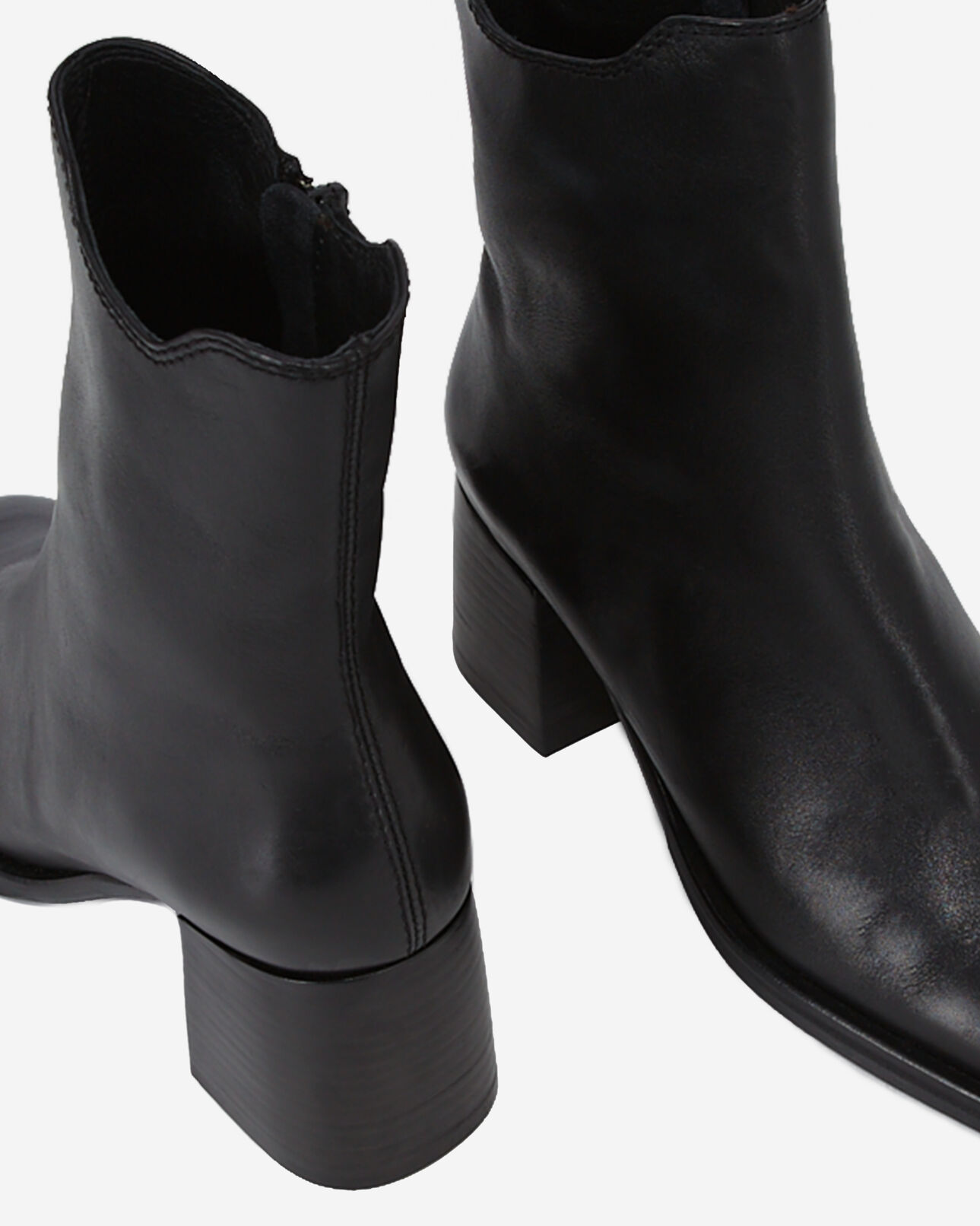 The Kooples MUJER BLACK botas tacón piel negras