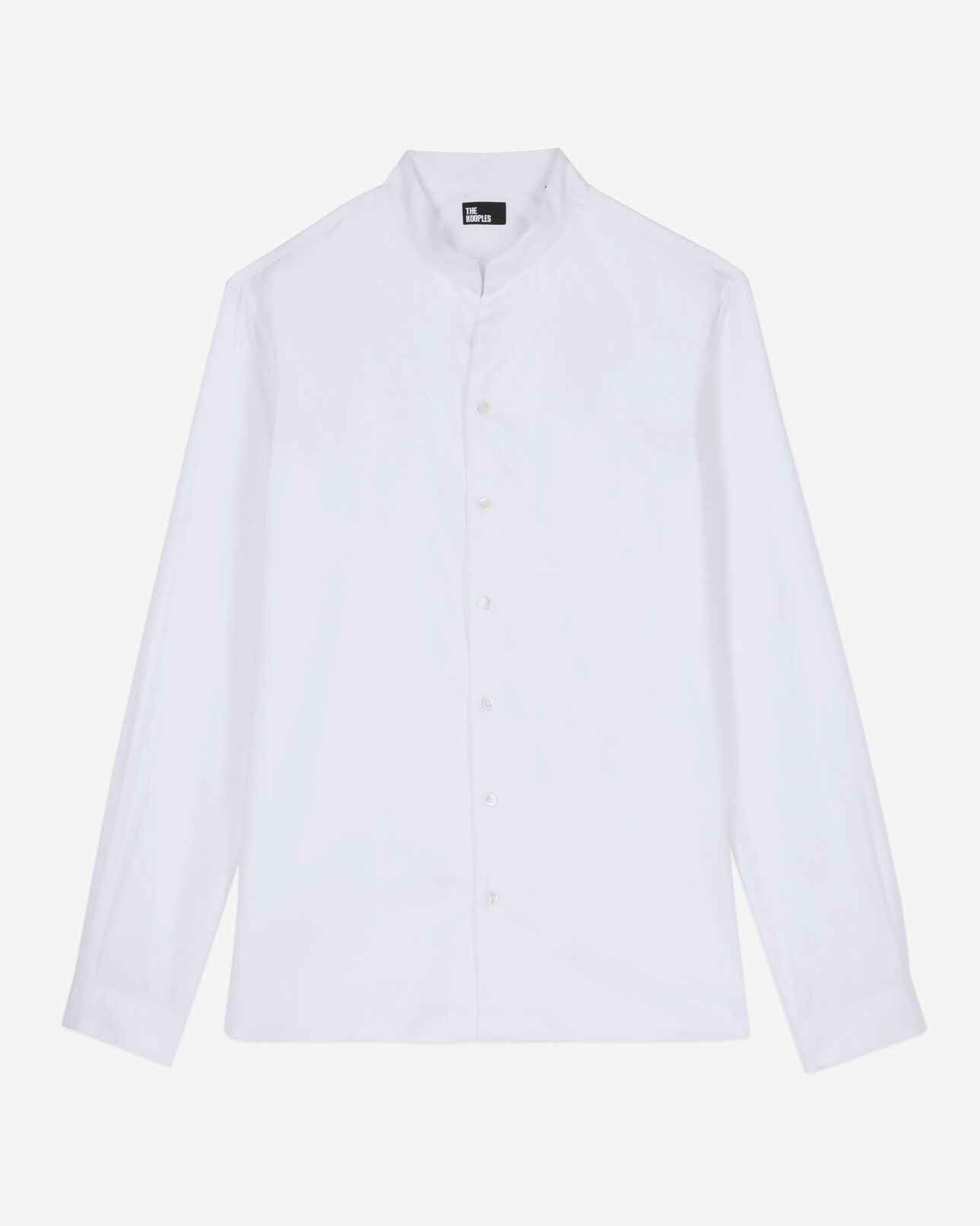 The Kooples MEN WHITE white twill formal shirt