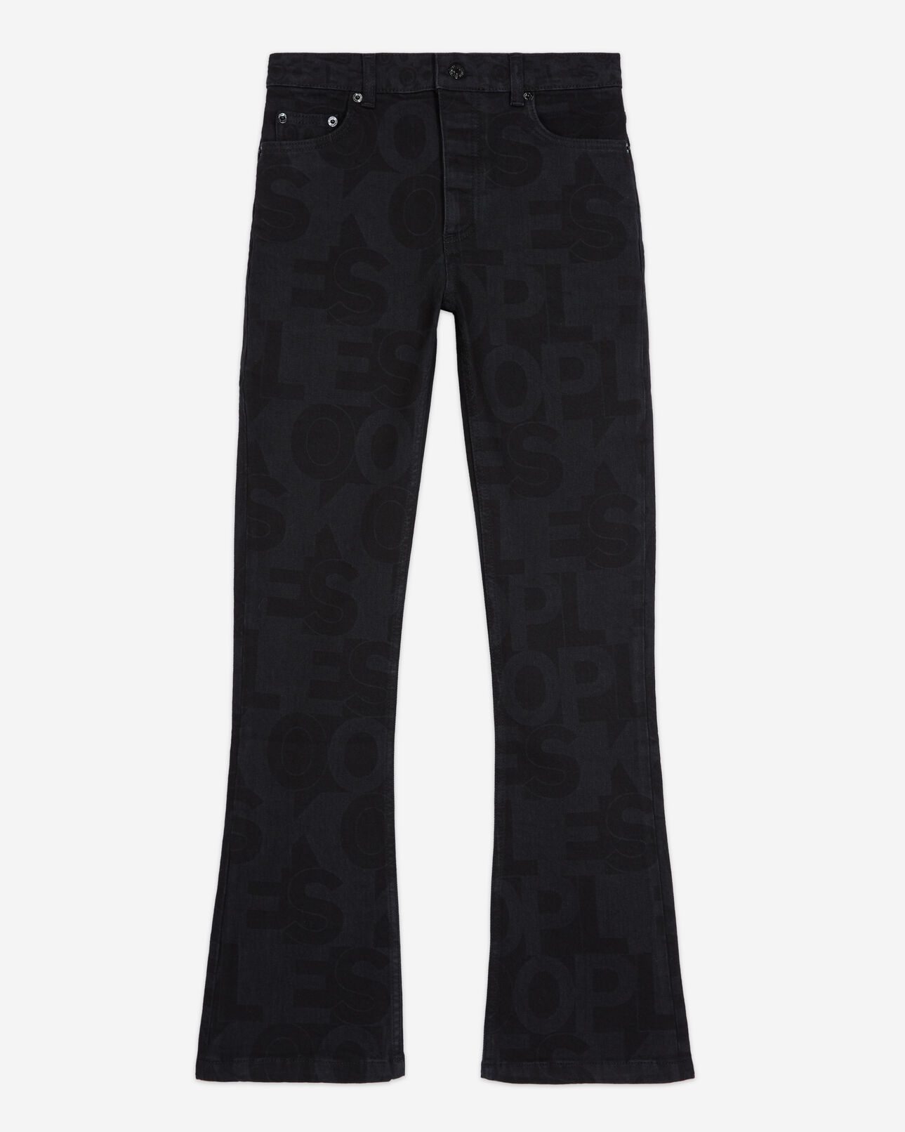 The Kooples WOMEN BLACK WASHED the kooples jeans with logo