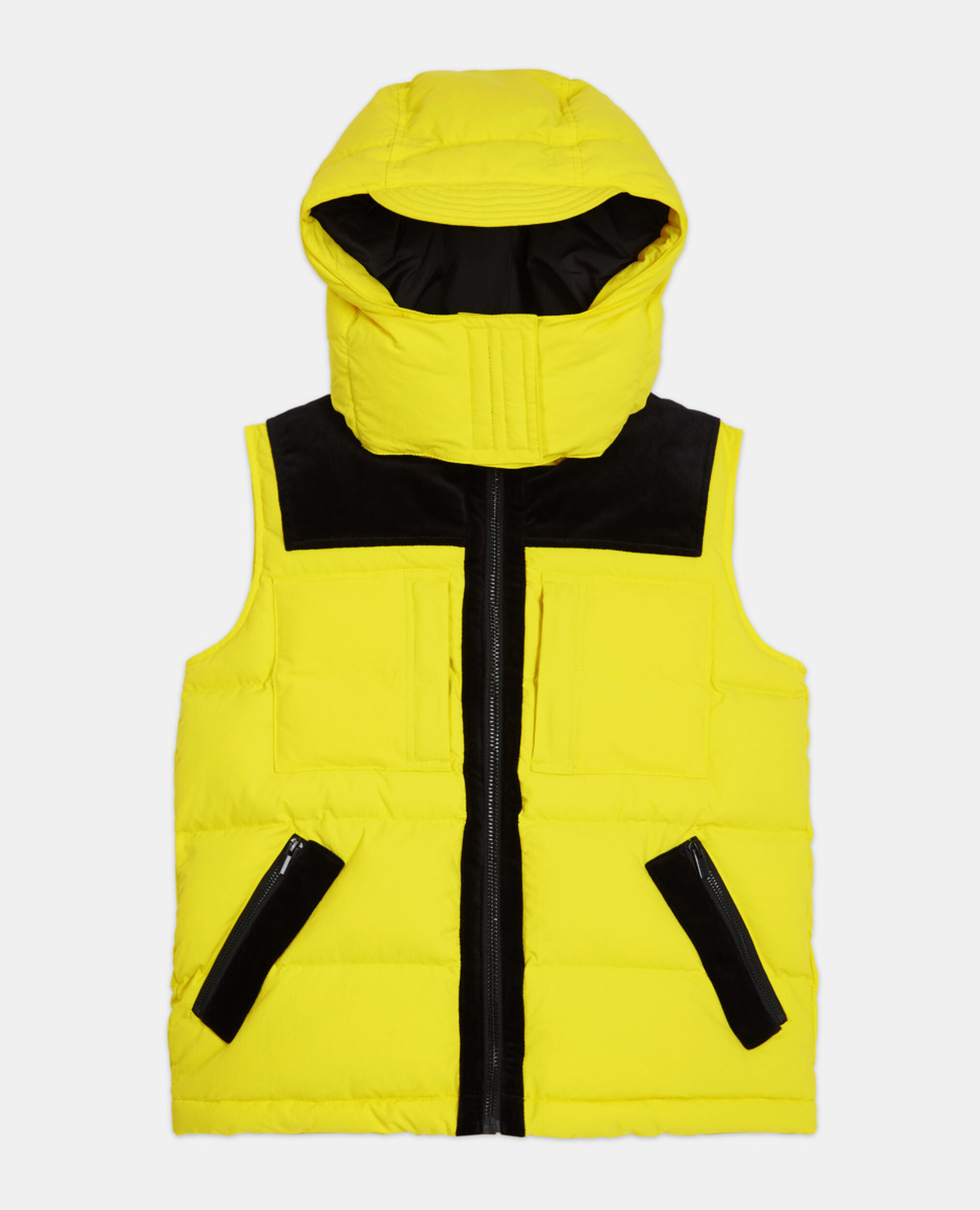 Doudoune sans manches jaune, YELLOW FLUO, hi-res image number null