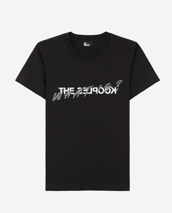 The Kooples FEMME BLACK t-shirt what is avec strass noir