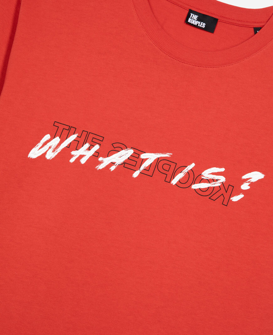 The Kooples MEN RED red what is t-shirt