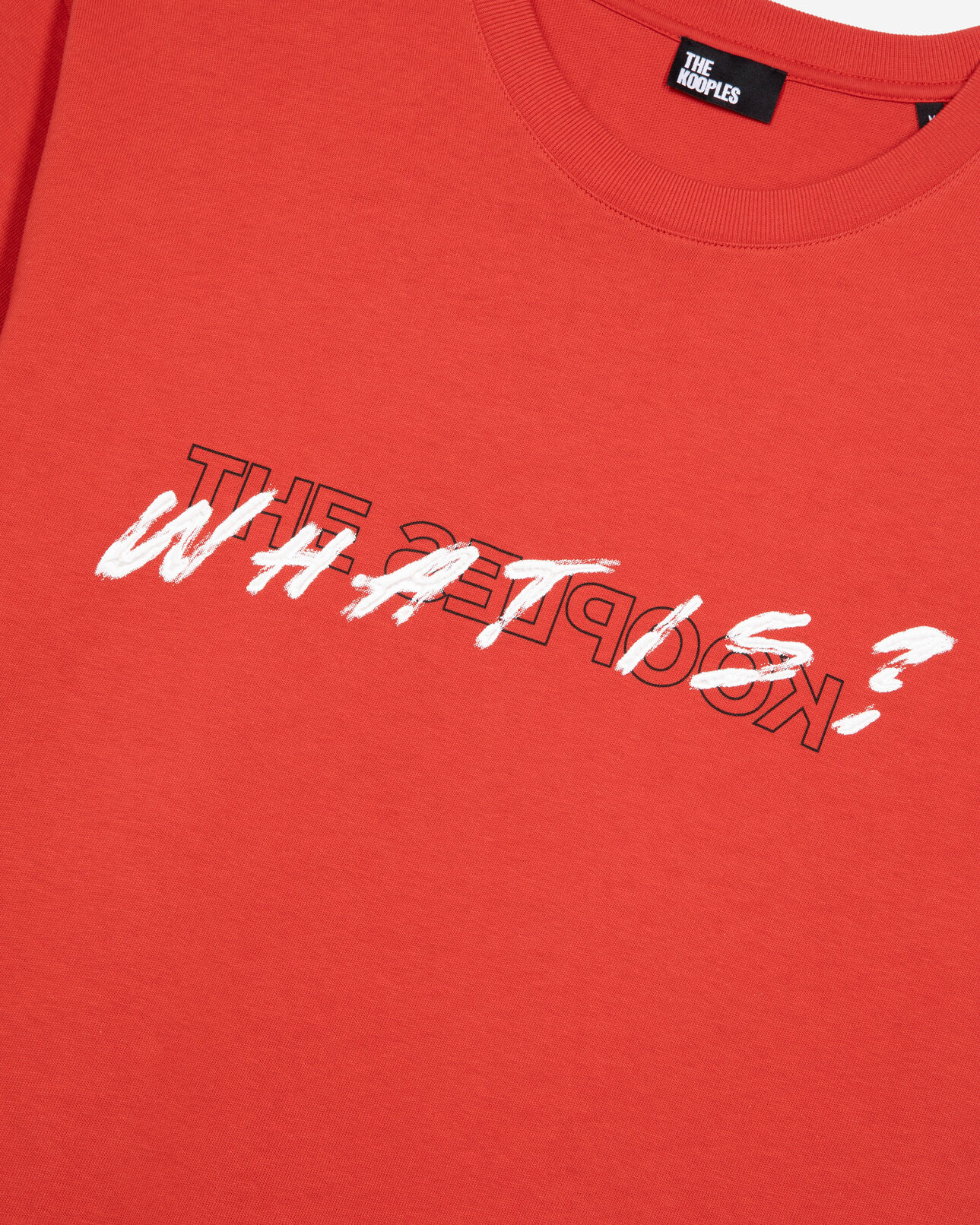 The Kooples HERREN RED rotes t-shirt what is