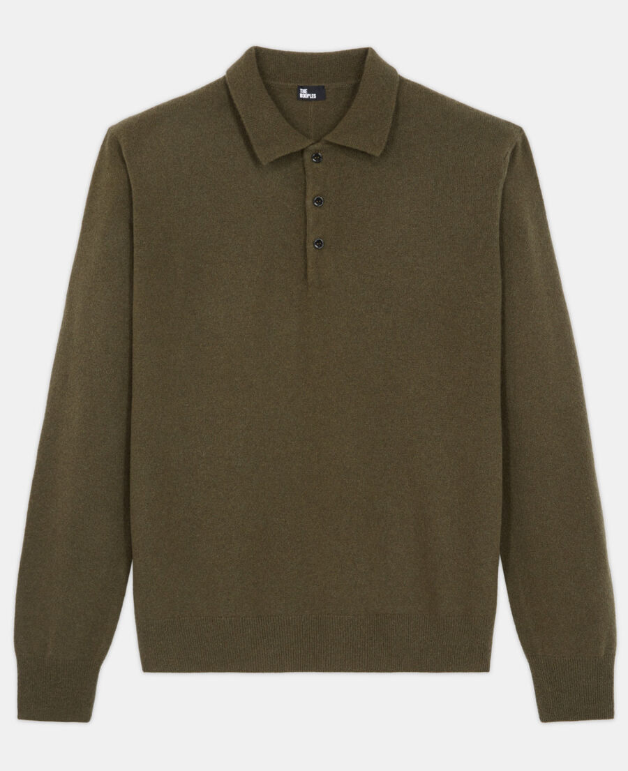khaki cashmere sweater