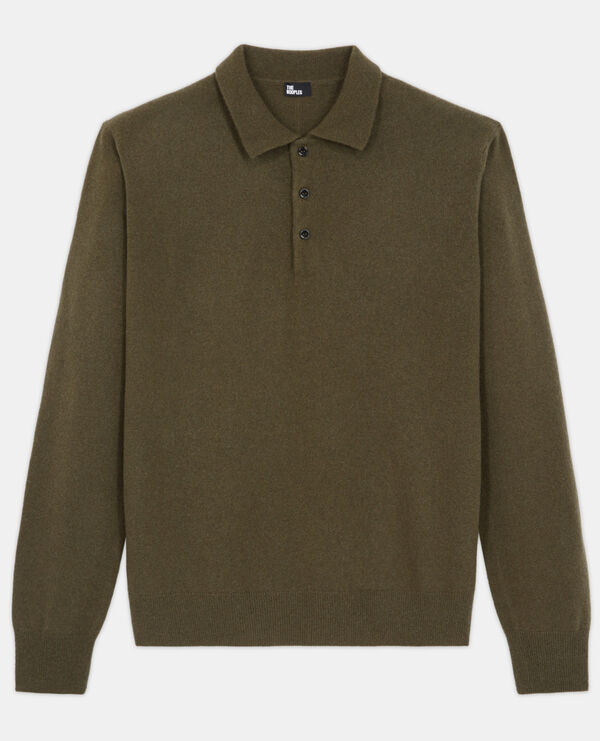 khaki cashmere sweater