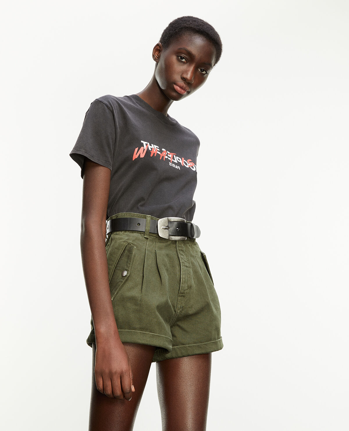 Stretch sales linen shorts
