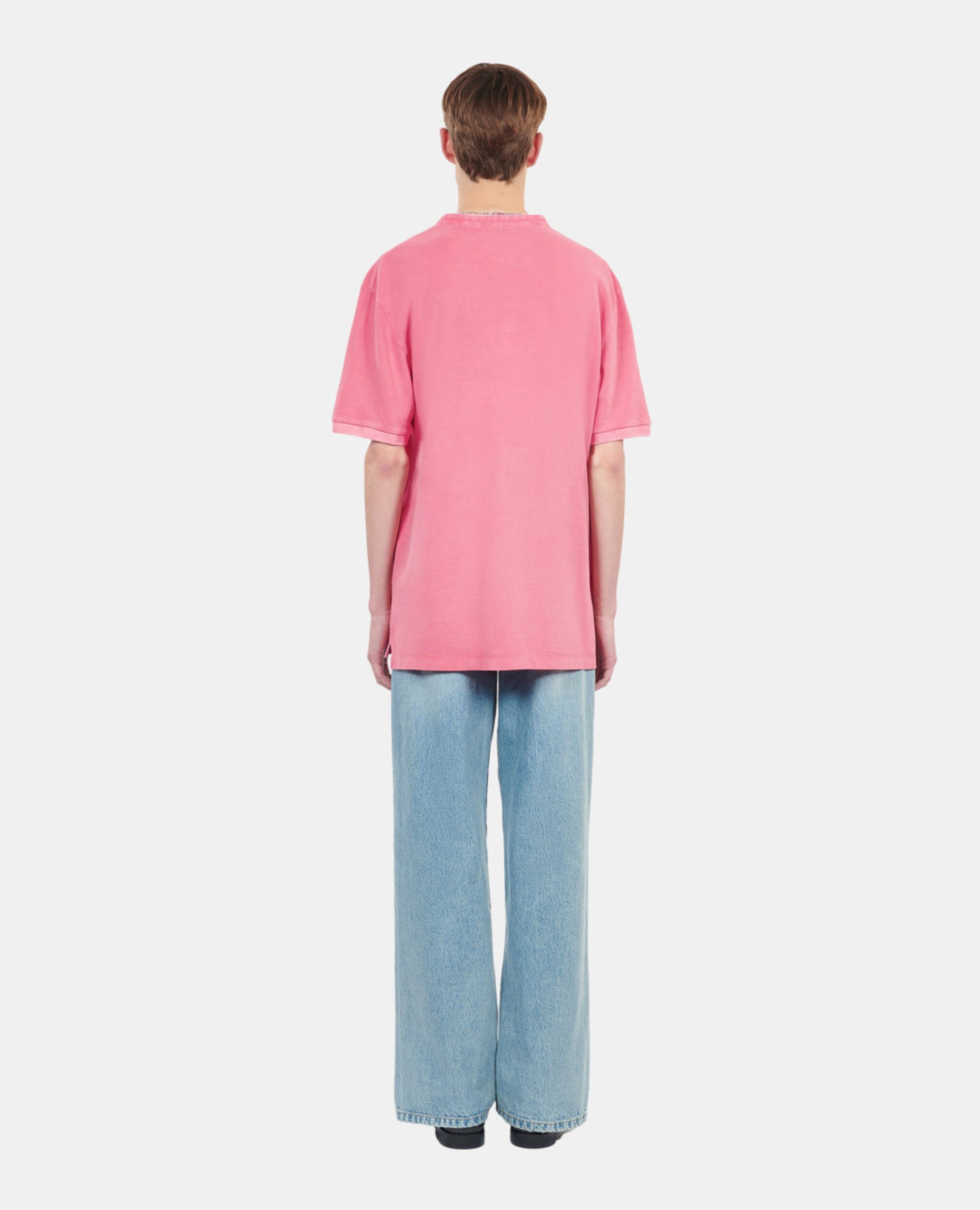Polo en coton piqué rose, SWEET PINK, hi-res image number null