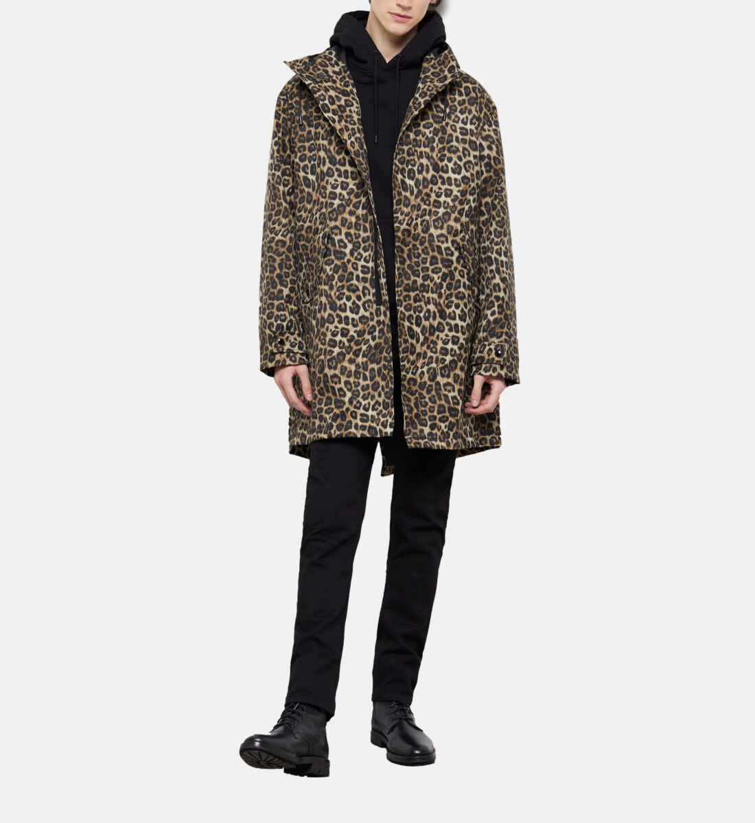 The kooples leopard best sale print coat