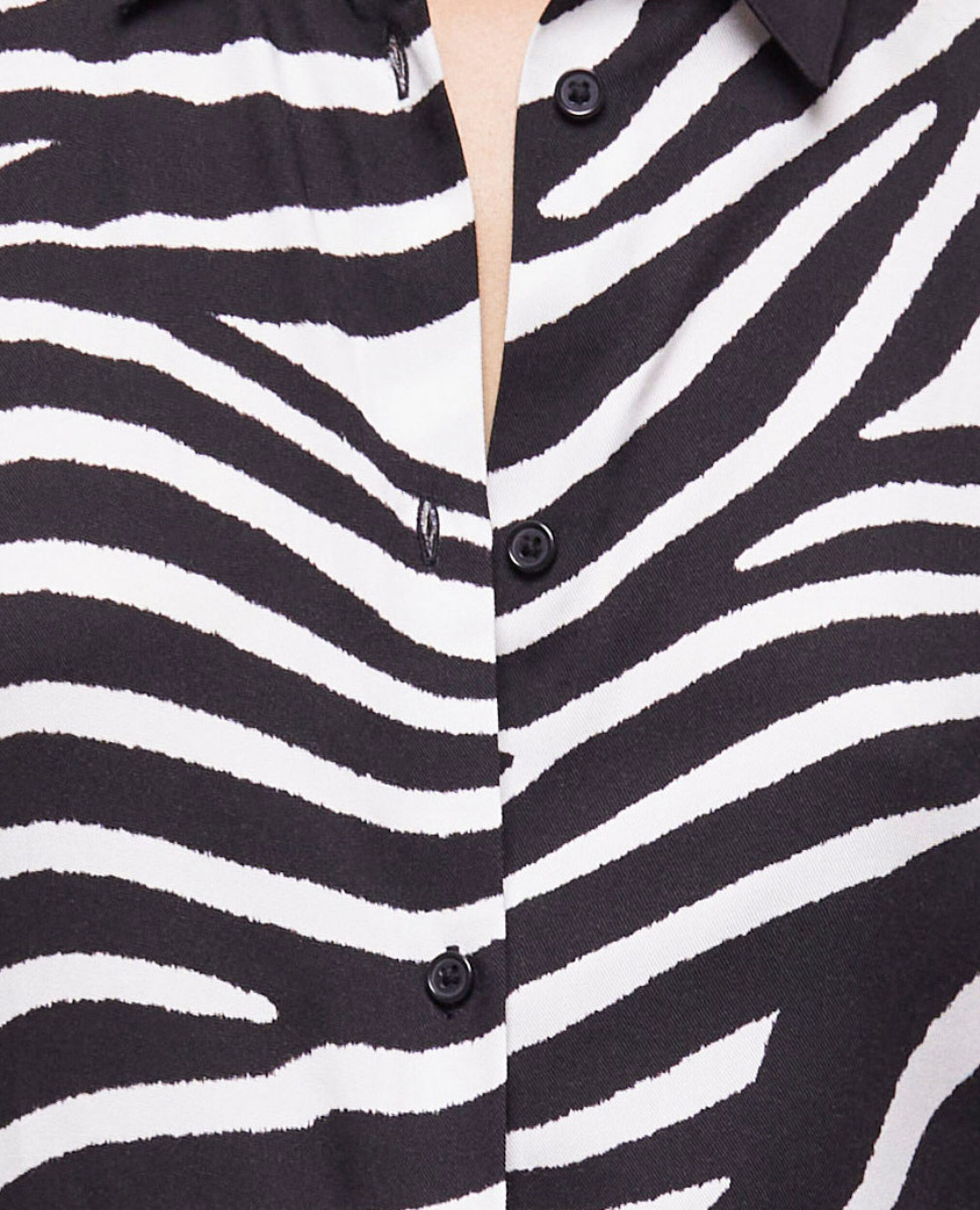 Chemise imprimée, BLACK WHITE, hi-res image number null