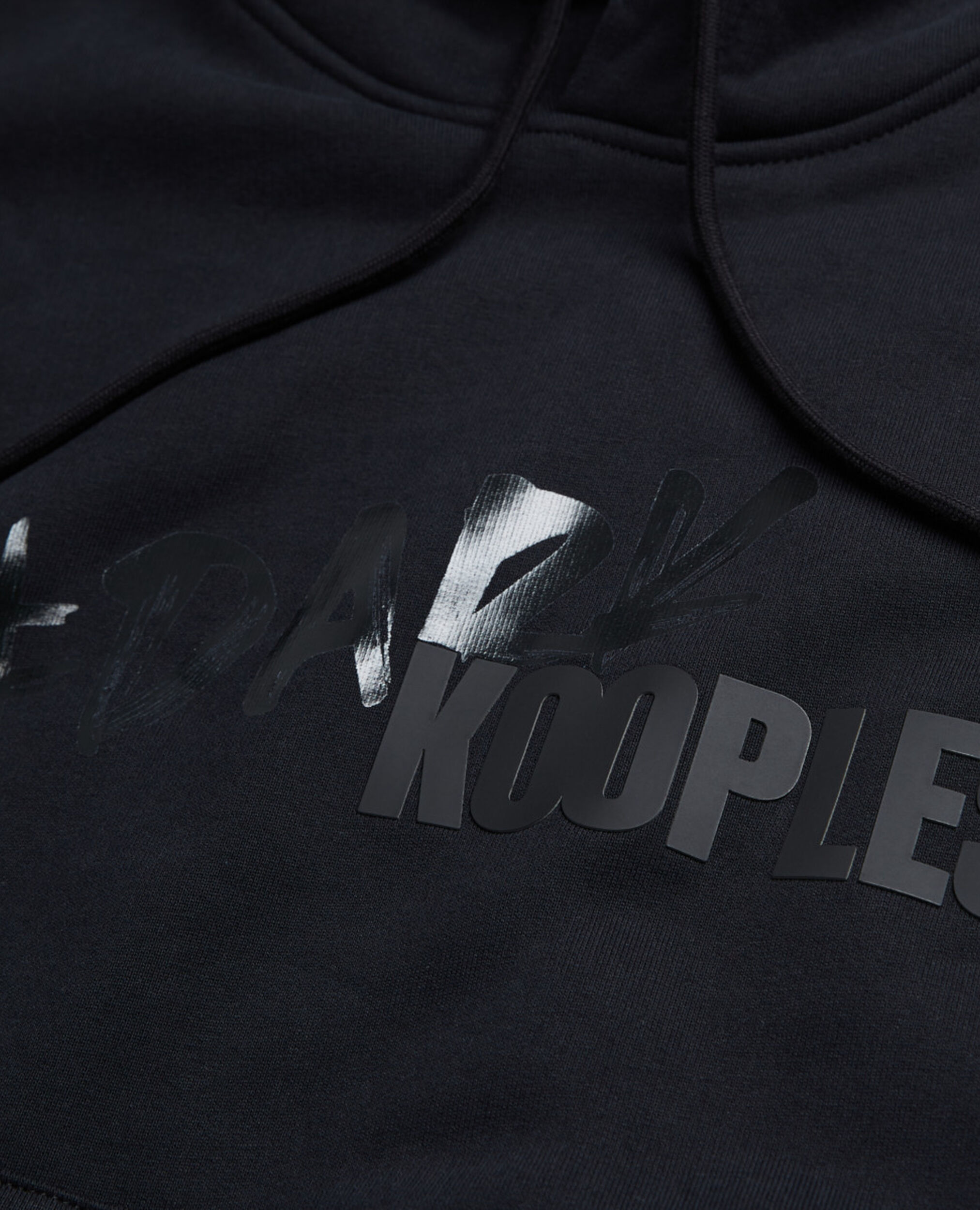 Schwarzes Sweatshirt mit The Kooples Logo, BLACK, hi-res image number null