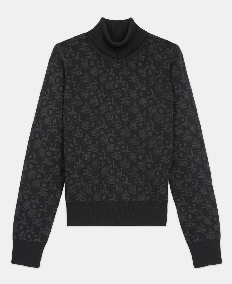 black sweater with the kooples logo