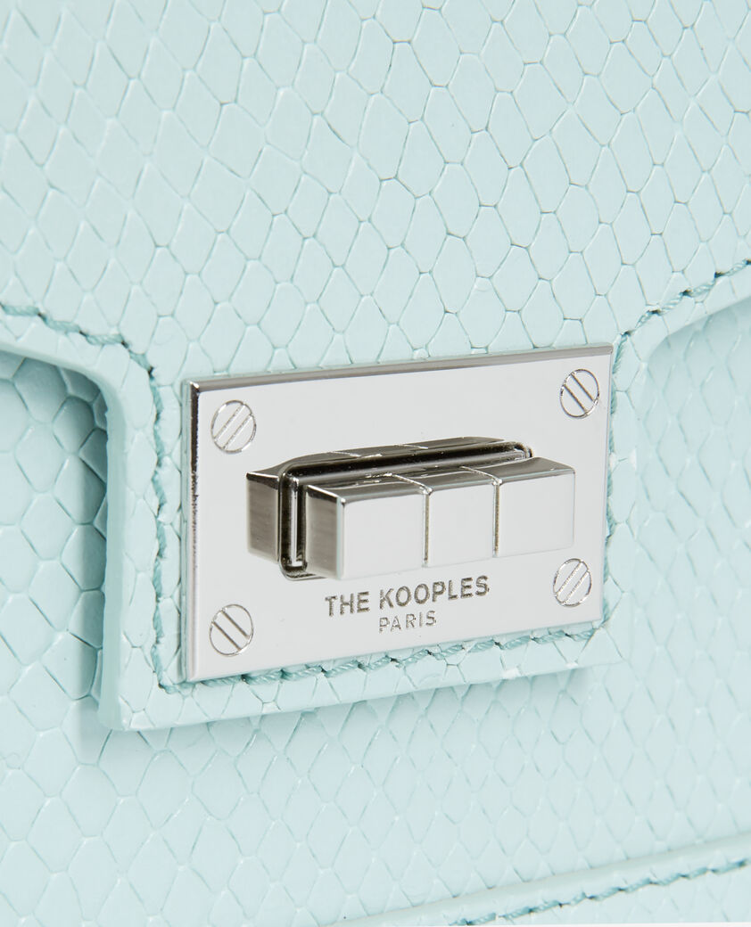 The Kooples FEMME MINT_01 sac emily small en cuir vert