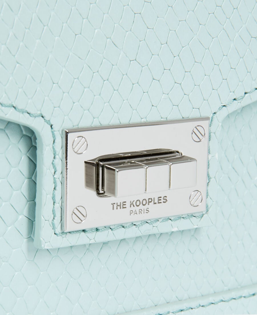 The Kooples FEMME MINT_01 sac emily small en cuir vert