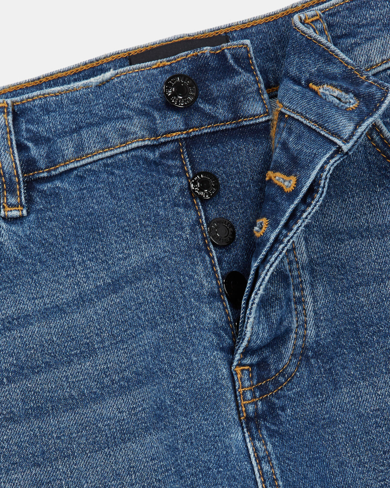 The Kooples HERREN BLUE DENIM blaue slim-fit-jeans
